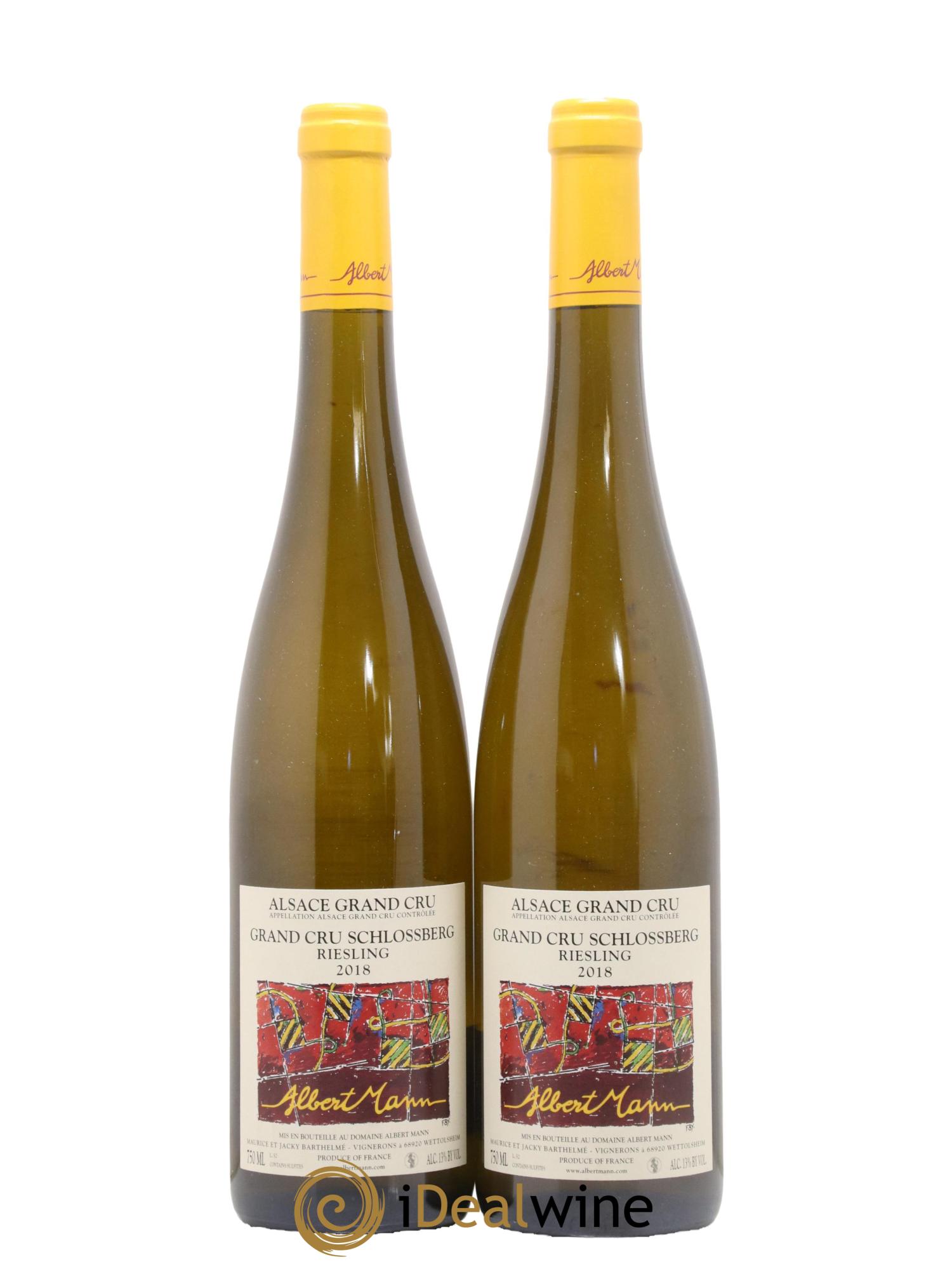 Alsace Riesling Grand Cru Schlossberg Albert Mann 2018 - Lot de 2 bouteilles - 0