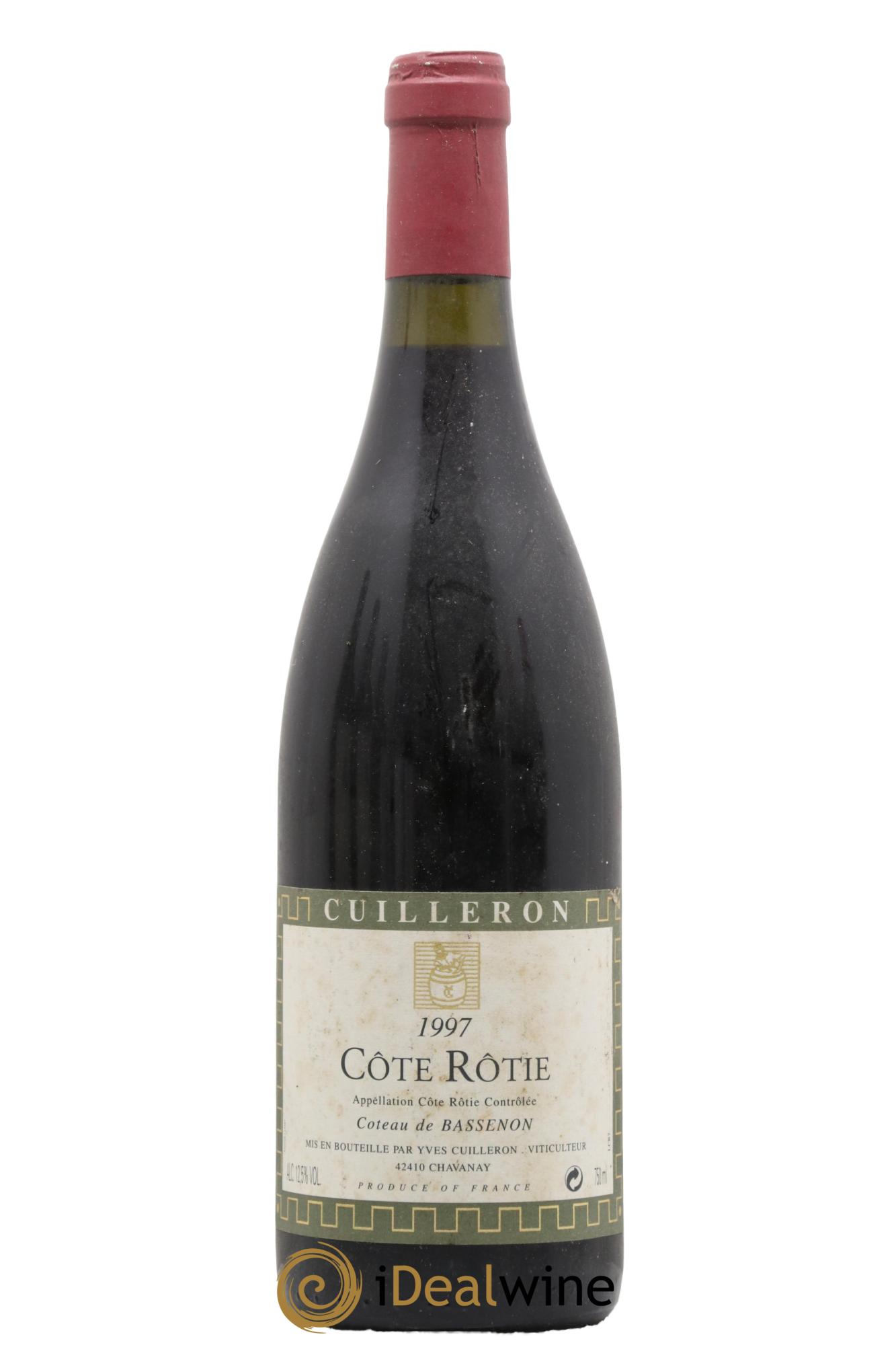 Côte-Rôtie Cuilleron Coteau De Bassenon Cuilleron 1997 - Posten von 1 Flasche - 0