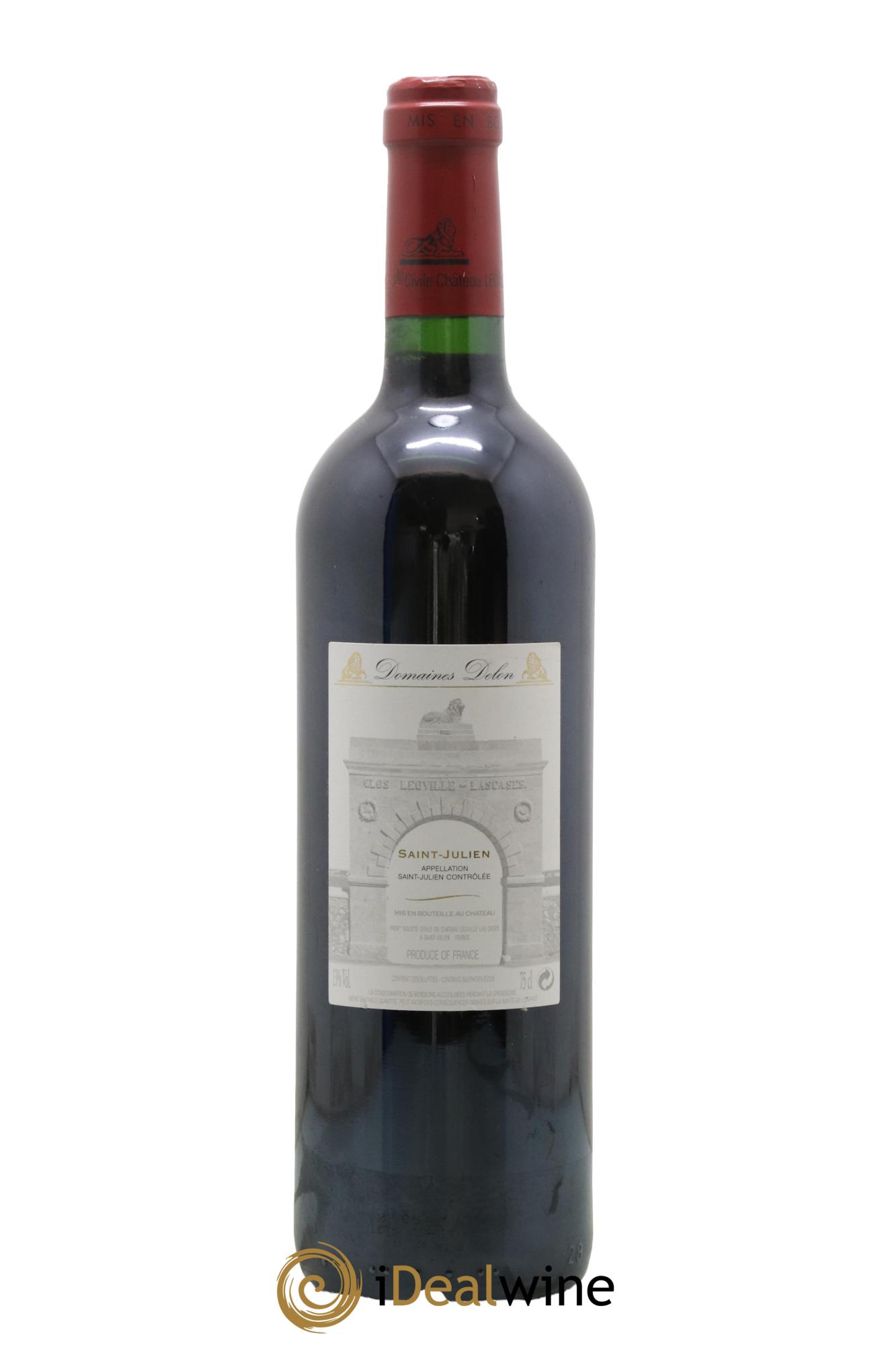 Château Léoville Las Cases 2ème Grand Cru Classé 2005 - Lot de 1 bouteille - 1