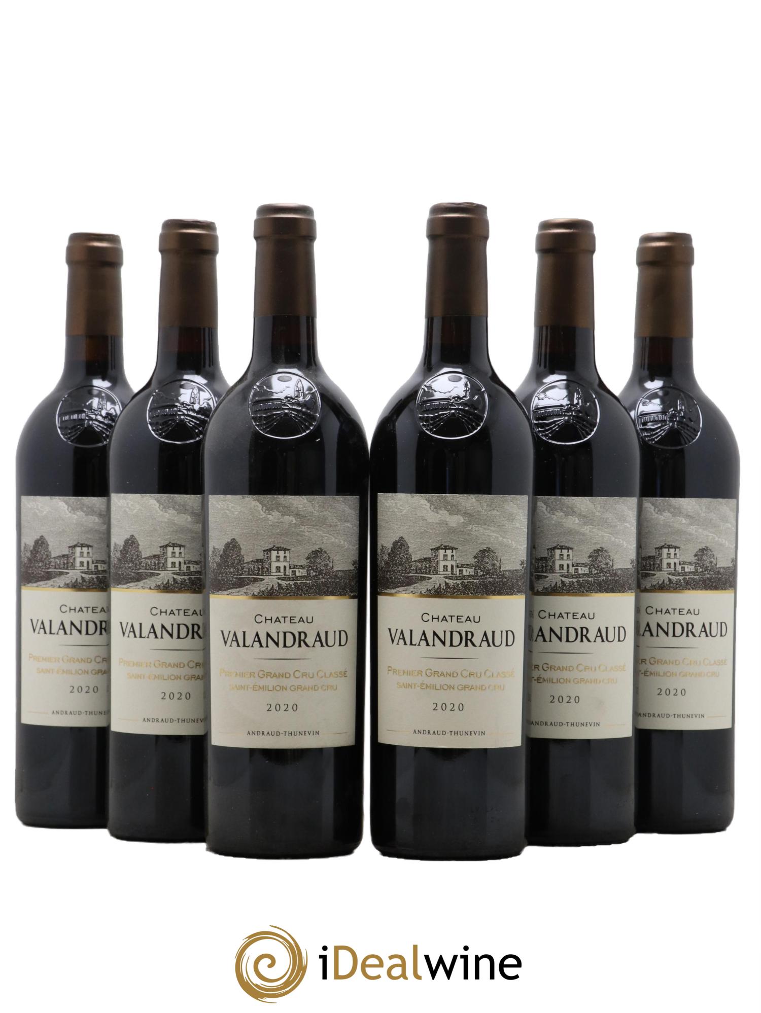 Château de Valandraud 1er Grand Cru Classé B depuis 2012 2020 - Lot de 6 bouteilles - 0