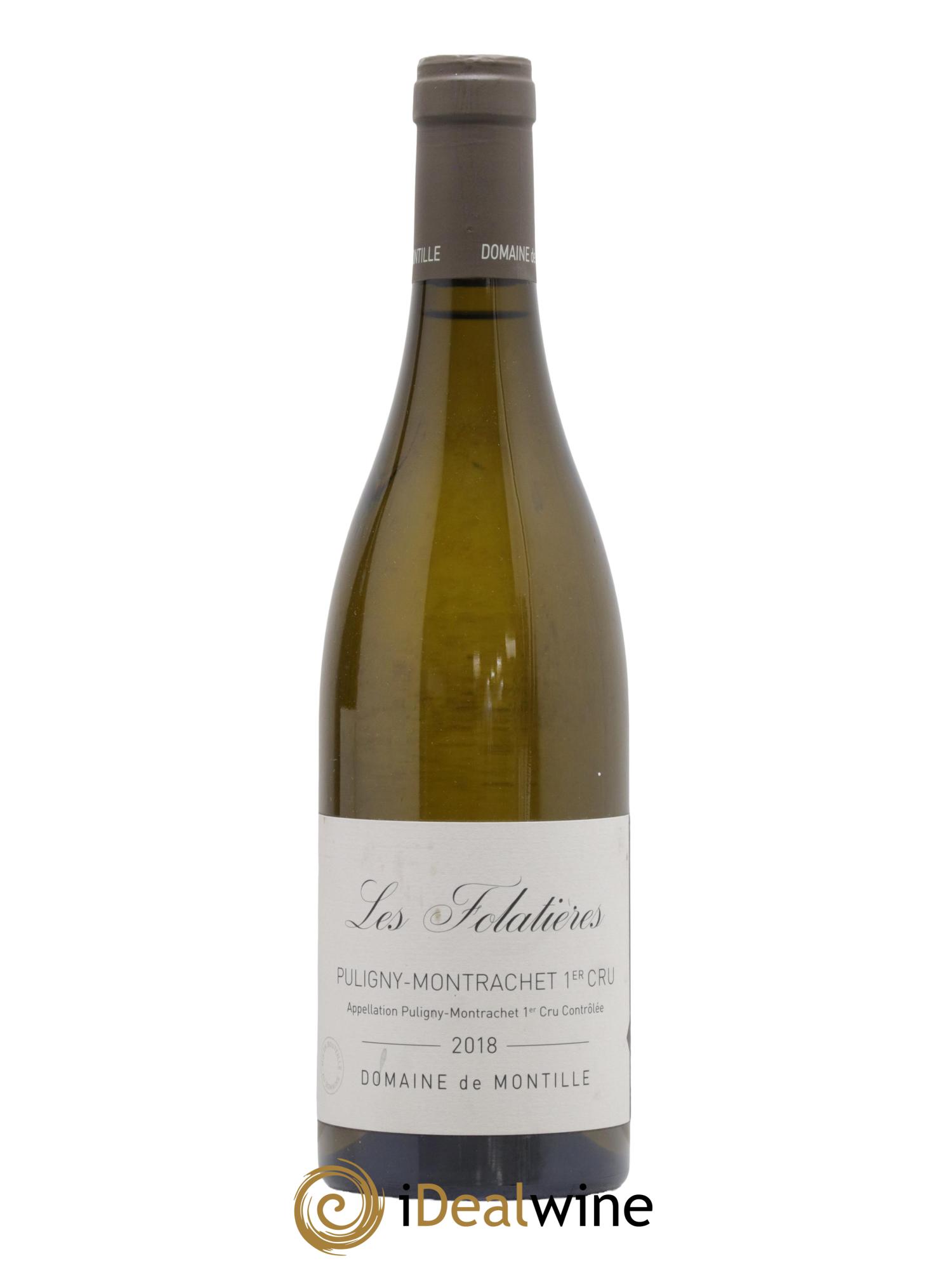 Puligny-Montrachet 1er Cru Les Folatières De Montille 2018 - Lot de 1 bouteille - 0