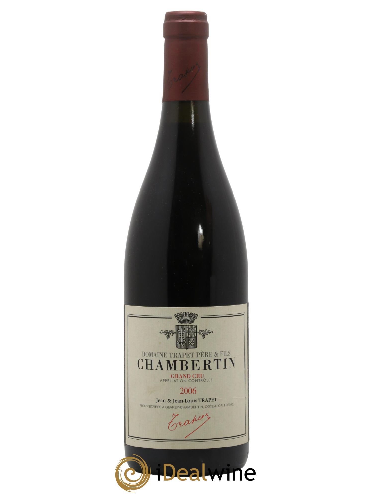 Chambertin Grand Cru Domaine Trapet 2006 - Posten von 1 Flasche - 0