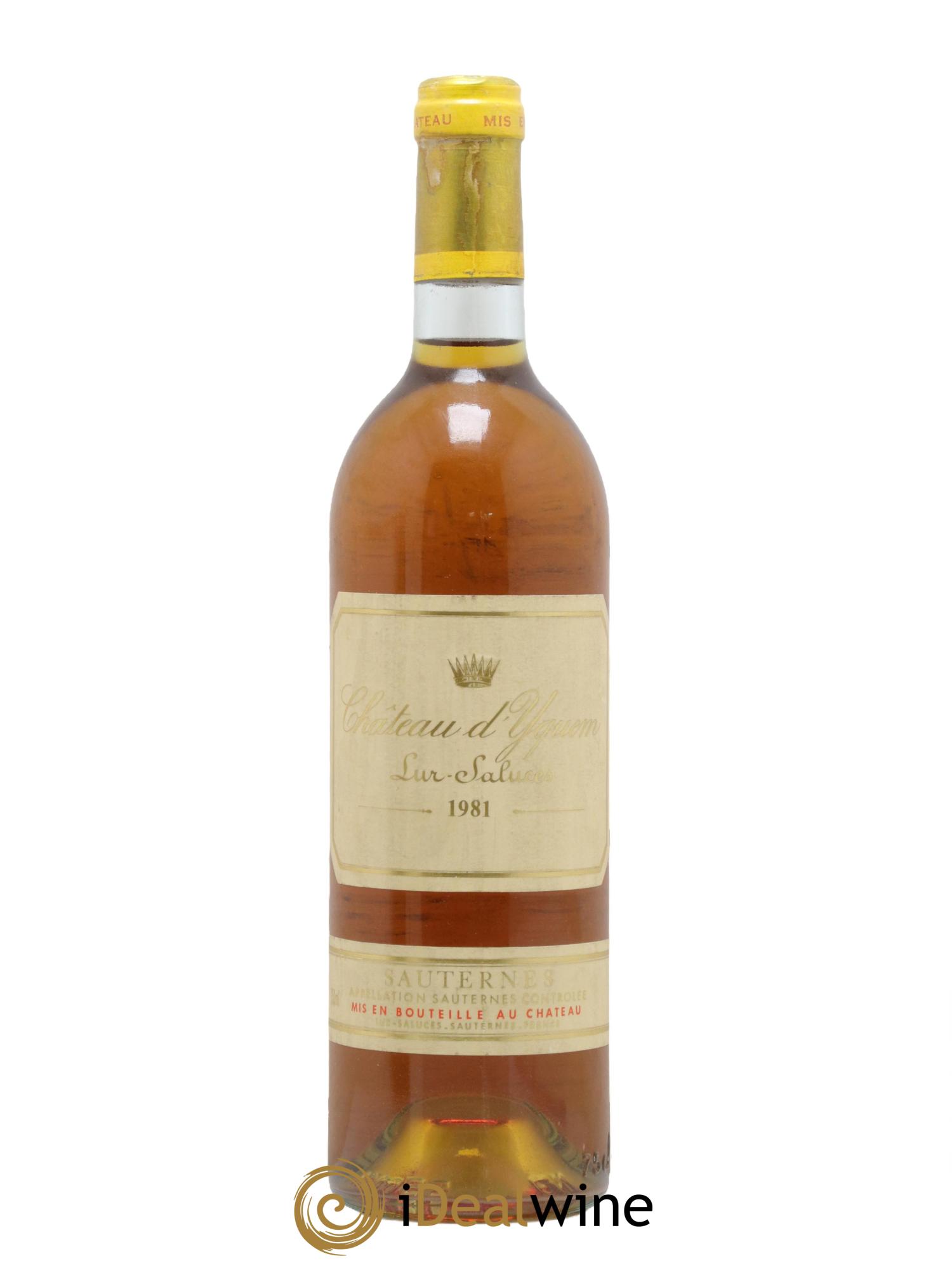 Château d' Yquem 1er Cru Classé Supérieur 1981 - Lot de 1 bouteille - 0