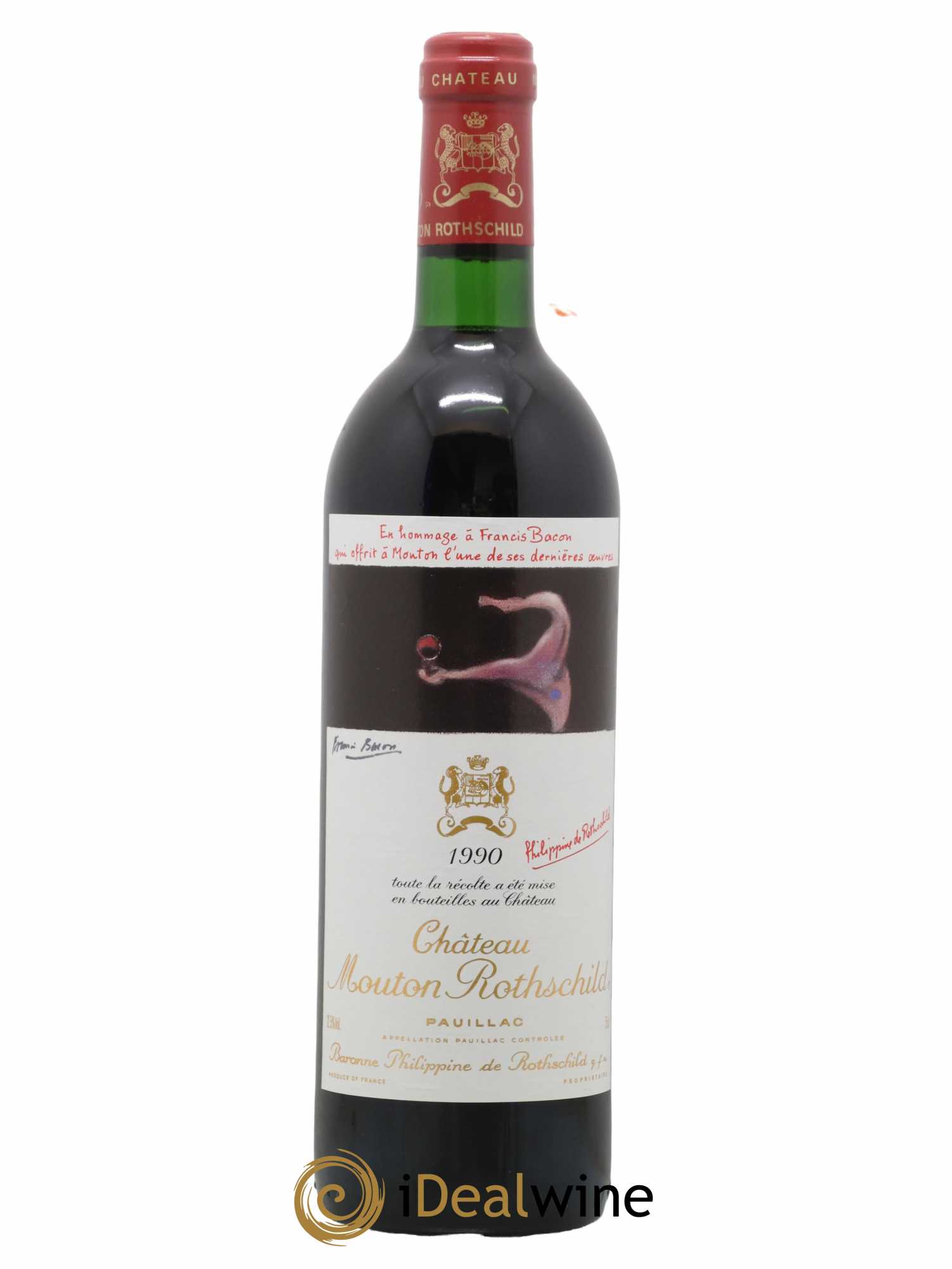 Château Mouton Rothschild 1er Grand Cru Classé  1990 - Lot of 1 bottle - 0