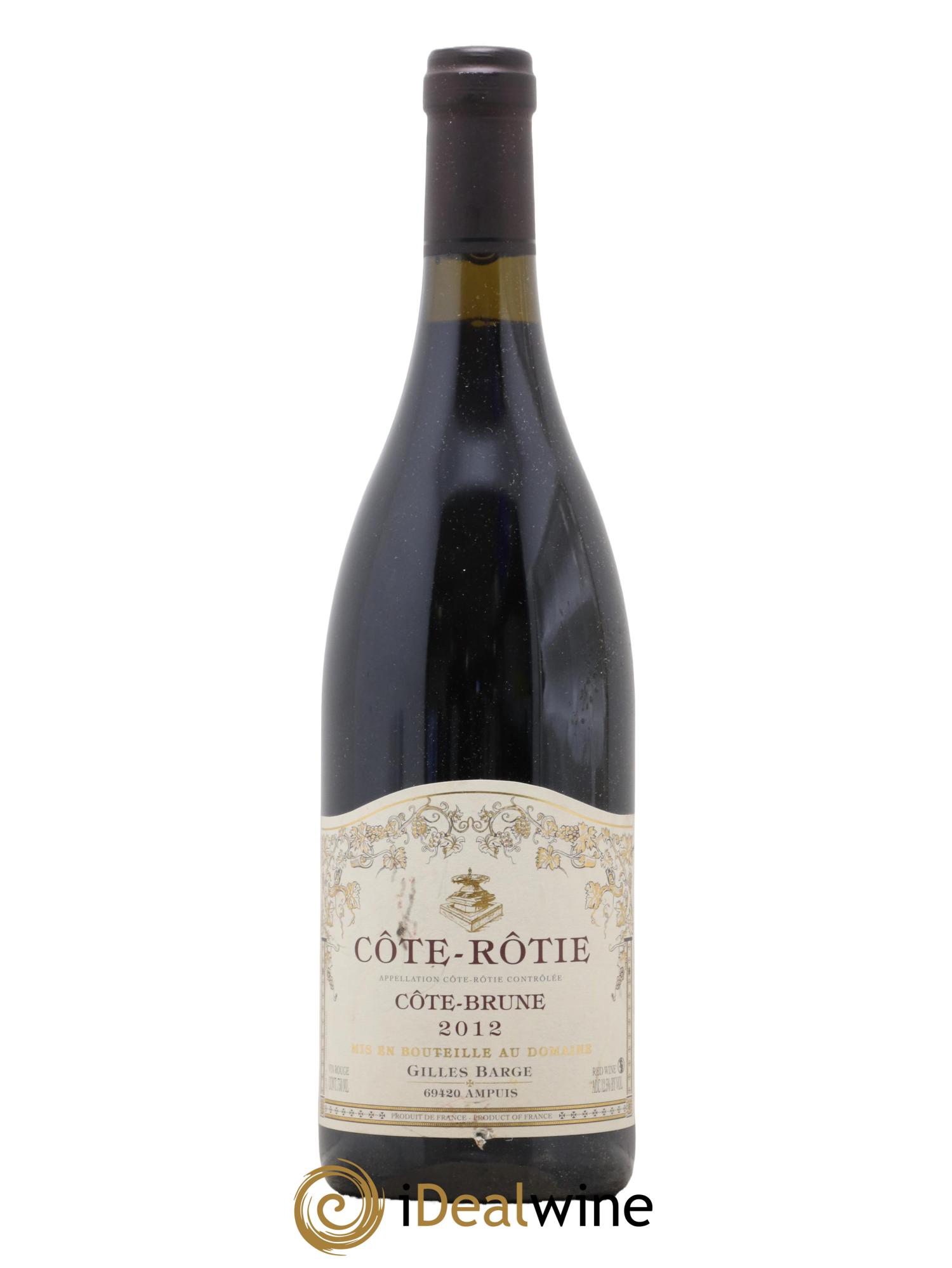 Côte-Rôtie Côte-Brune Barge (Domaine) 2012 - Posten von 1 Flasche - 0