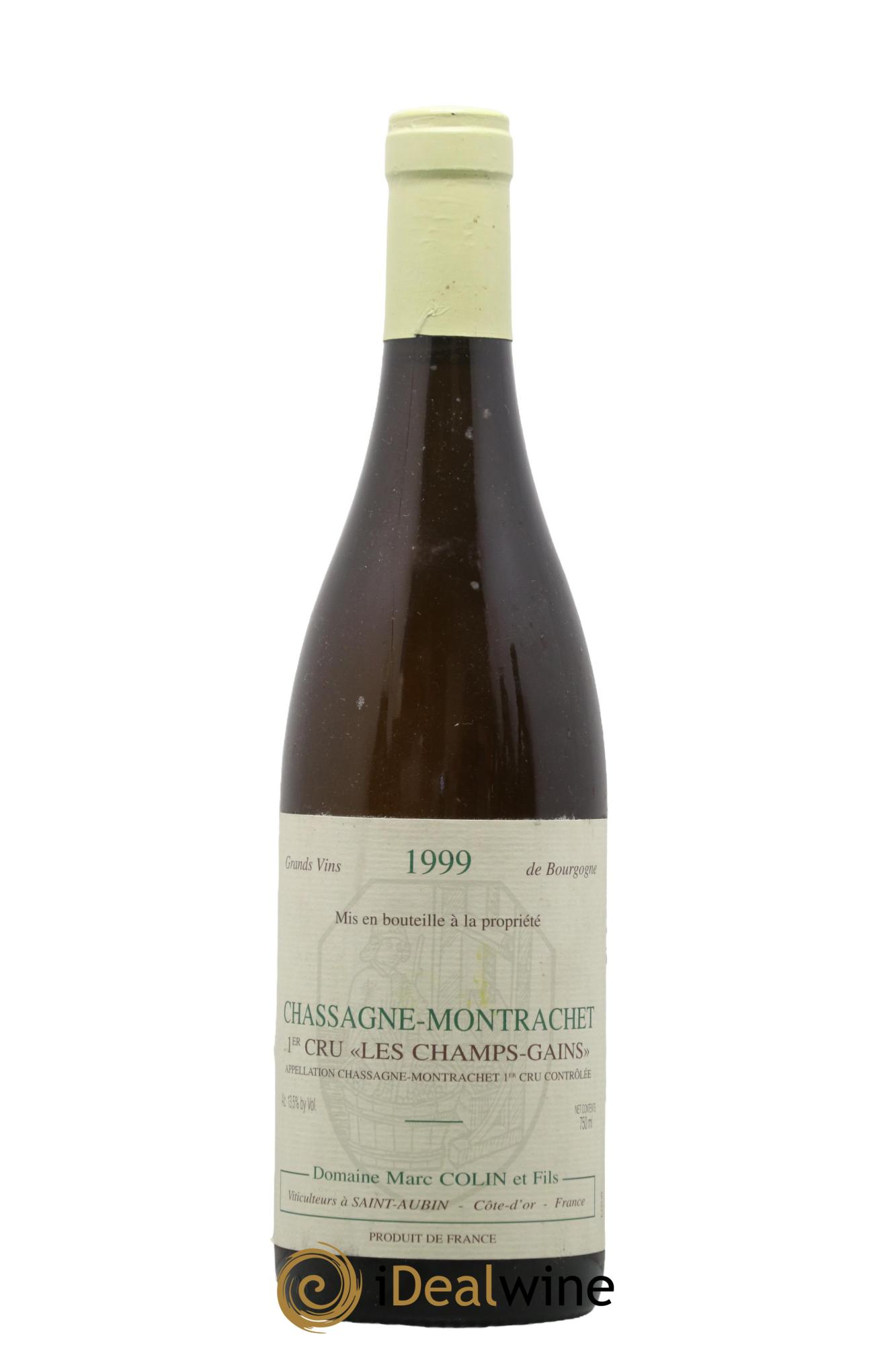 Chassagne-Montrachet 1er Cru Les Champs-Gains Marc Colin & Fils 1999 - Lot of 1 bottle - 0