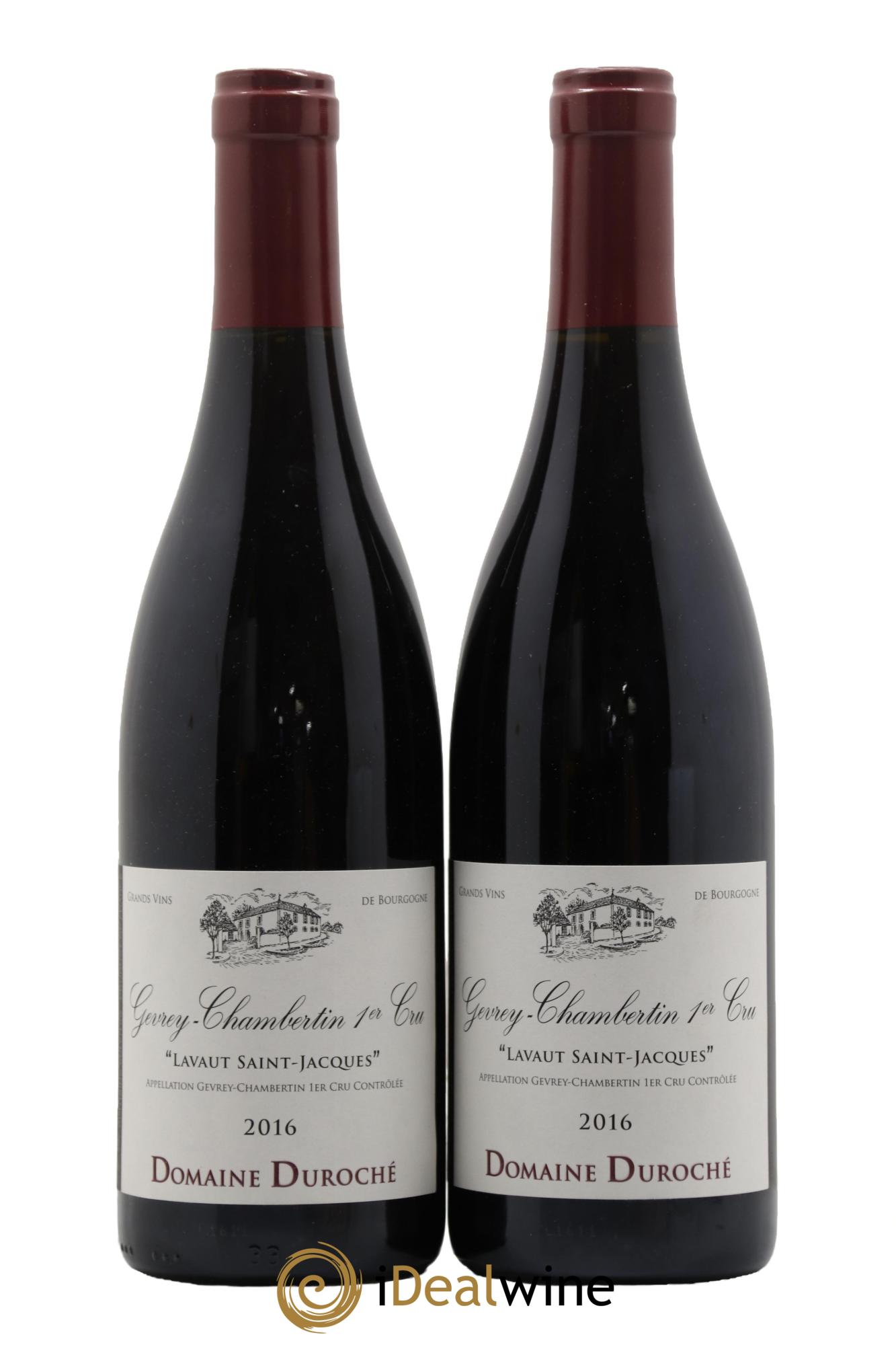 Gevrey-Chambertin 1er Cru Lavaut Saint Jacques Duroché (Domaine)  2016 - Lot de 2 bouteilles - 0