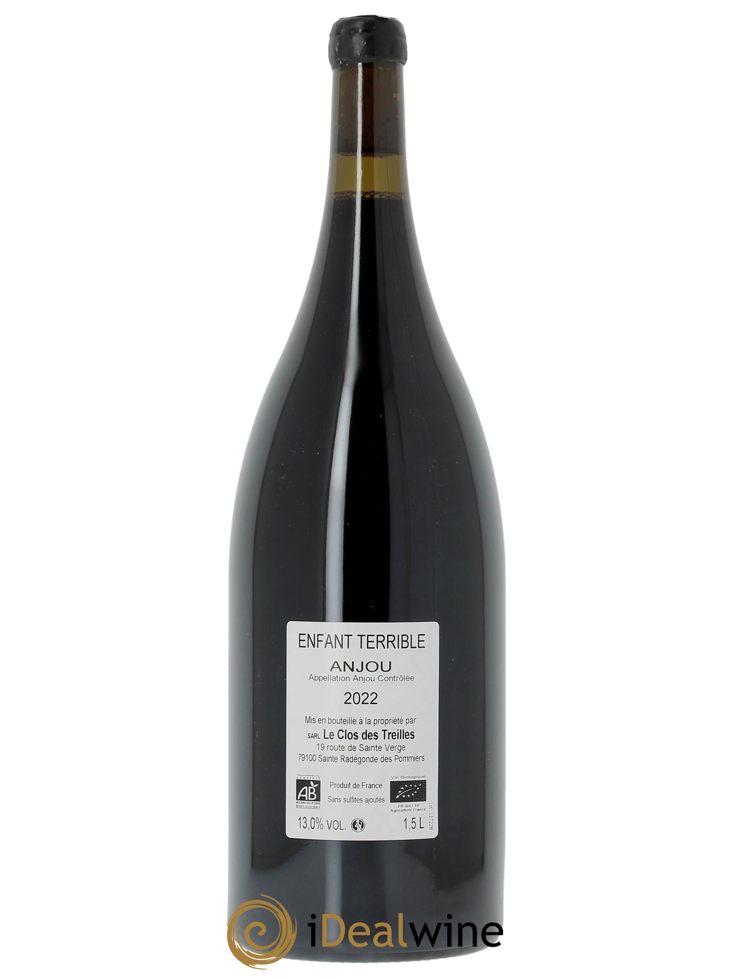 Anjou Clos des Treilles L'Enfant Terrible Nicolas Réau  2022 - Lotto di 1 magnum - 1