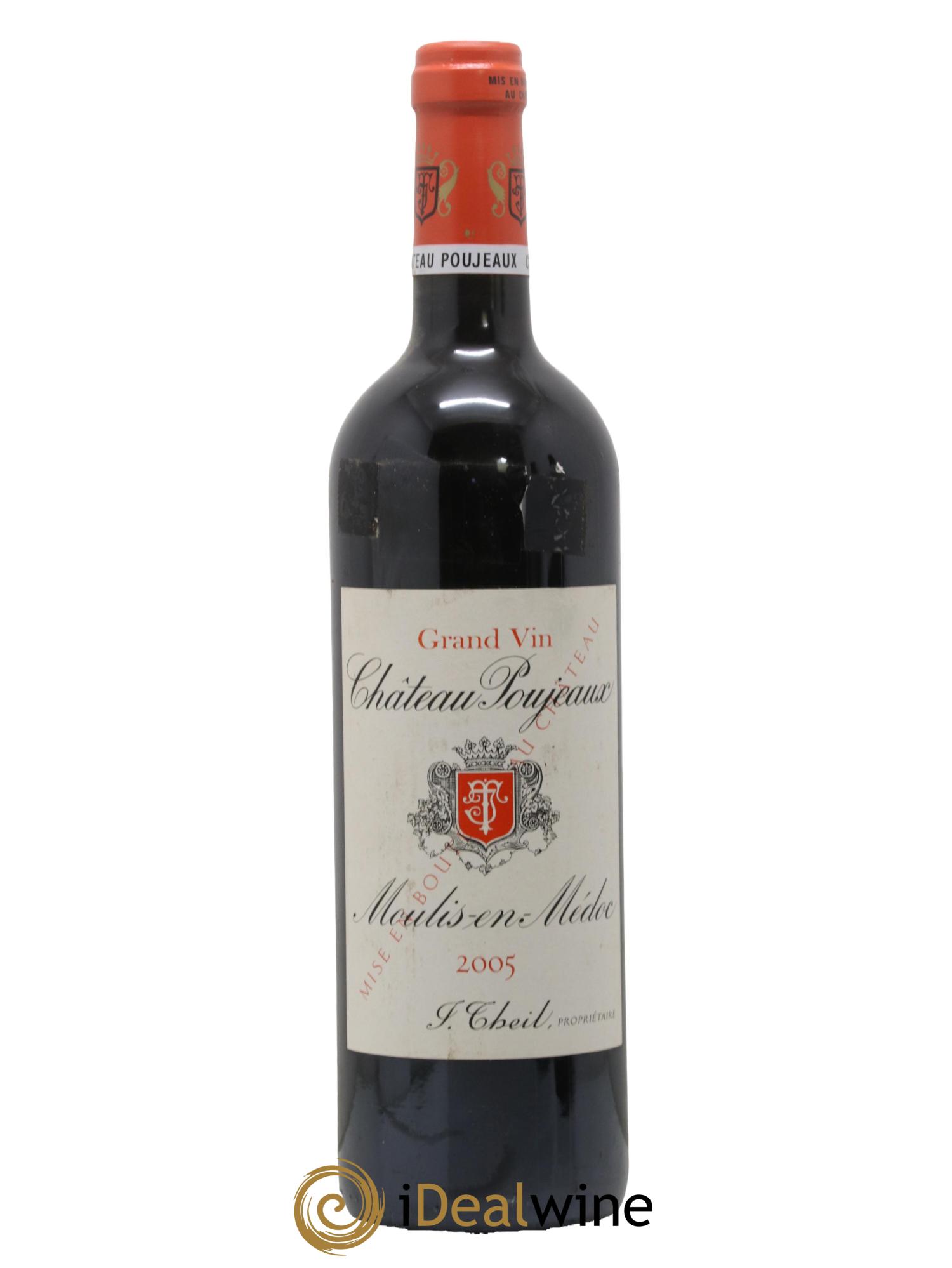 Château Poujeaux 2005 - Posten von 1 Flasche - 0