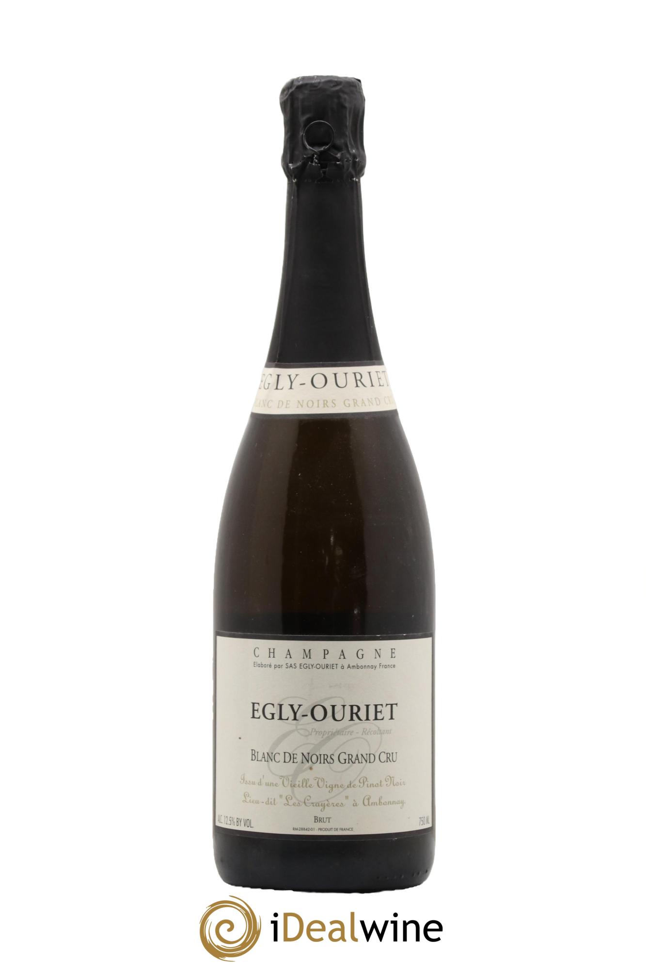 Blanc de Noirs Les Crayères Vieilles vignes Egly-Ouriet - Lot de 1 bouteille - 0