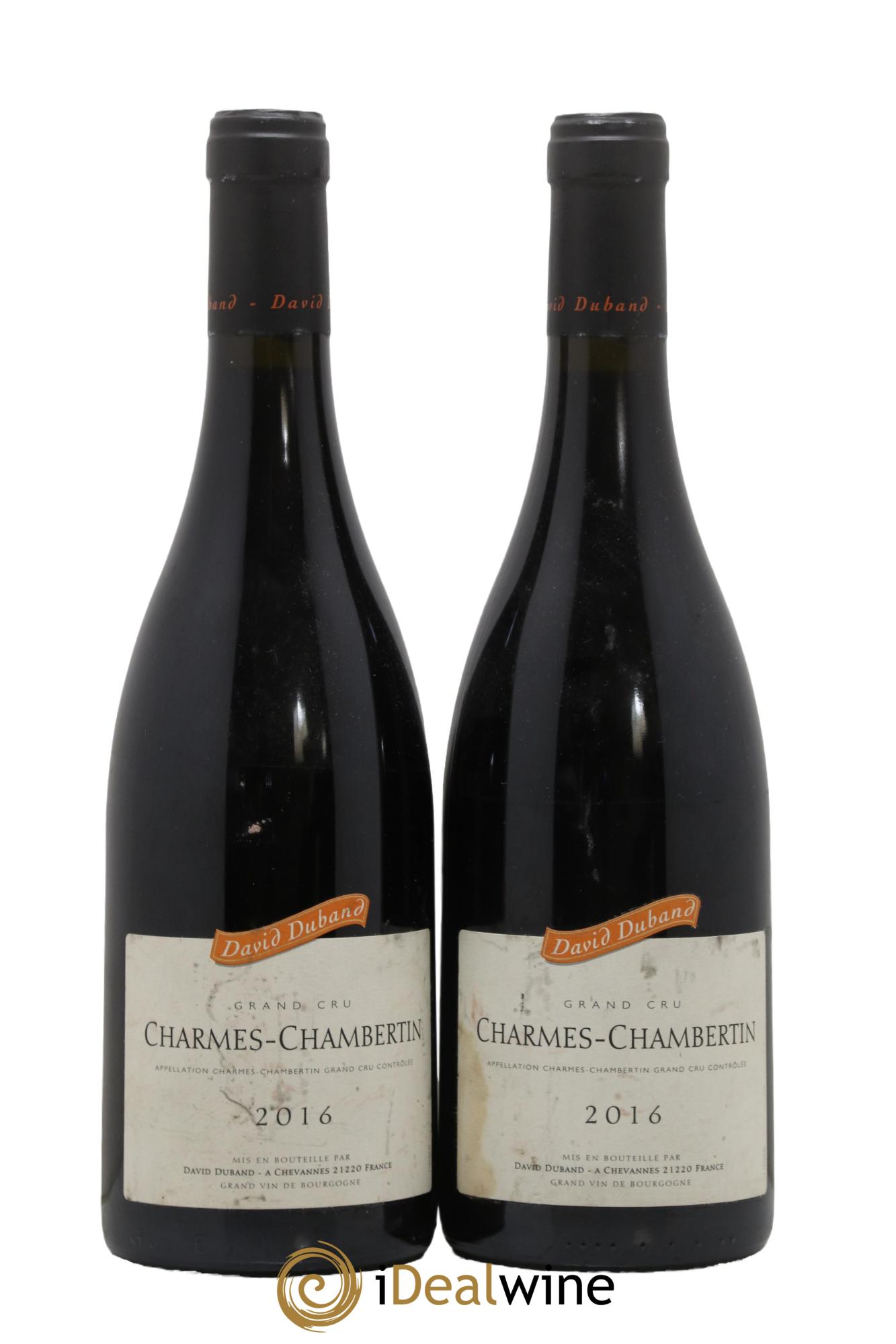 Charmes-Chambertin Grand Cru David Duband (Domaine)  2016 - Lotto di 2 bottiglie - 0