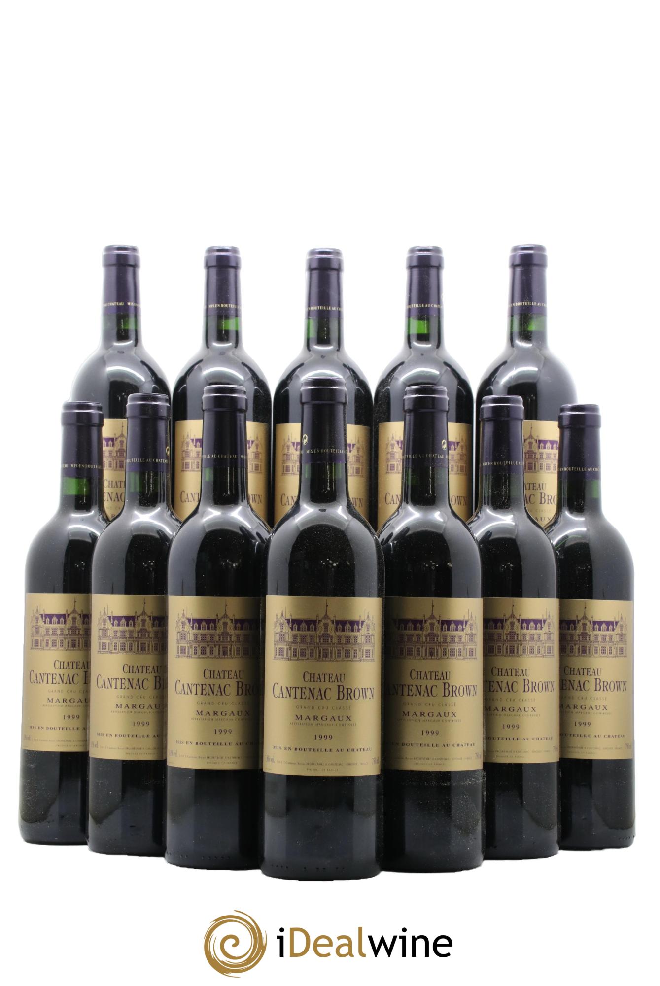 Château Cantenac Brown 3ème Grand Cru Classé 1999 - Lot of 12 bottles - 0