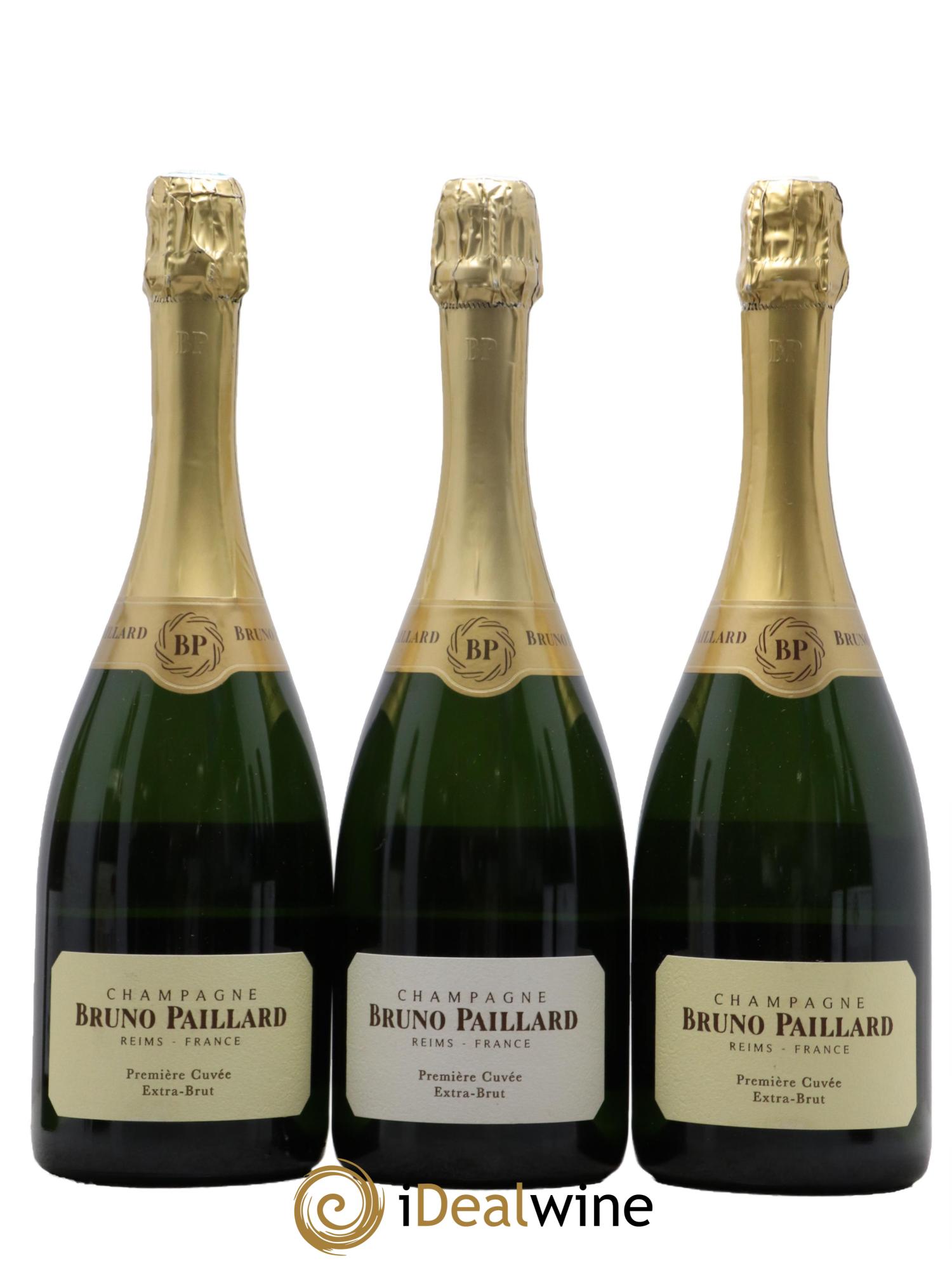 Champagne Extra-Brut Première Cuvée Maison Bruno Paillard - Posten von 3 Flaschen - 0