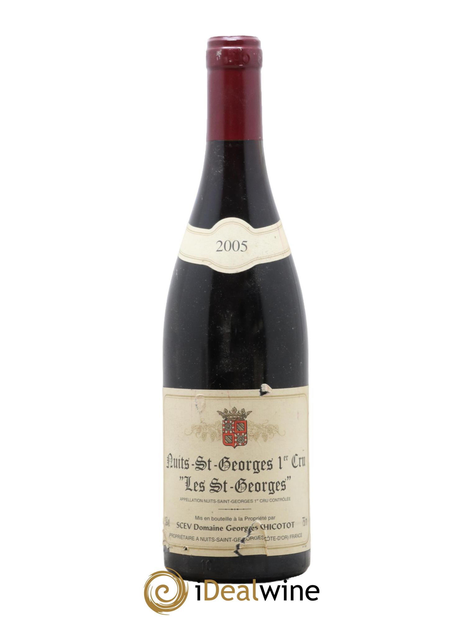 Nuits Saint-Georges 1er Cru Les Saint-Georges Chicotot 2005 - Posten von 1 Flasche - 0