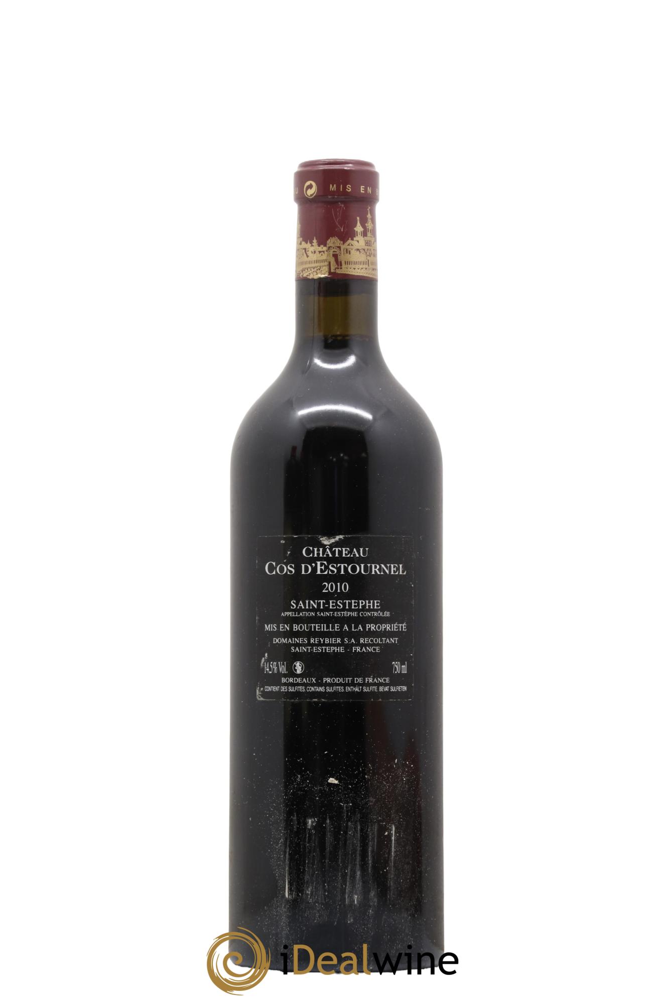 Cos d'Estournel 2ème Grand Cru Classé 2010 - Lotto di 1 bottiglia - 1