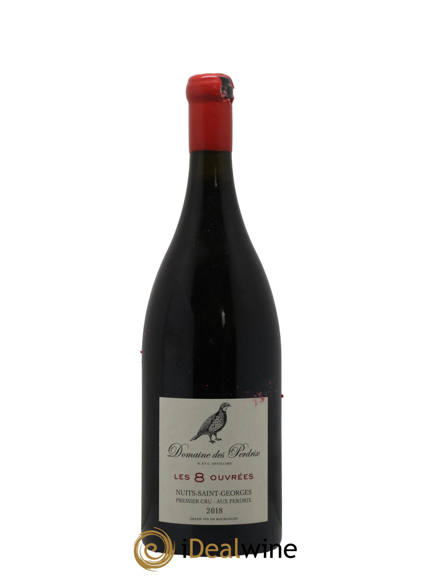 Nuits Saint-Georges 1er Cru Aux Perdrix Les 8 Ouvrées Perdrix (Domaine des) 2018 - Lot de 1 magnum - 0