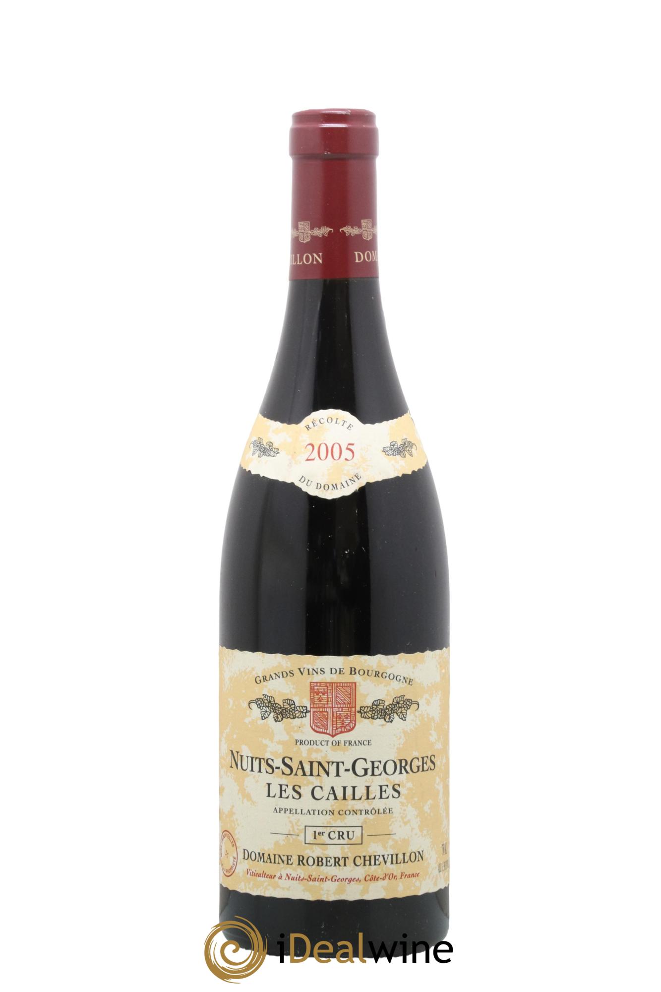 Nuits Saint-Georges 1er Cru Les Cailles Robert Chevillon 2005 - Lot of 1 bottle - 0