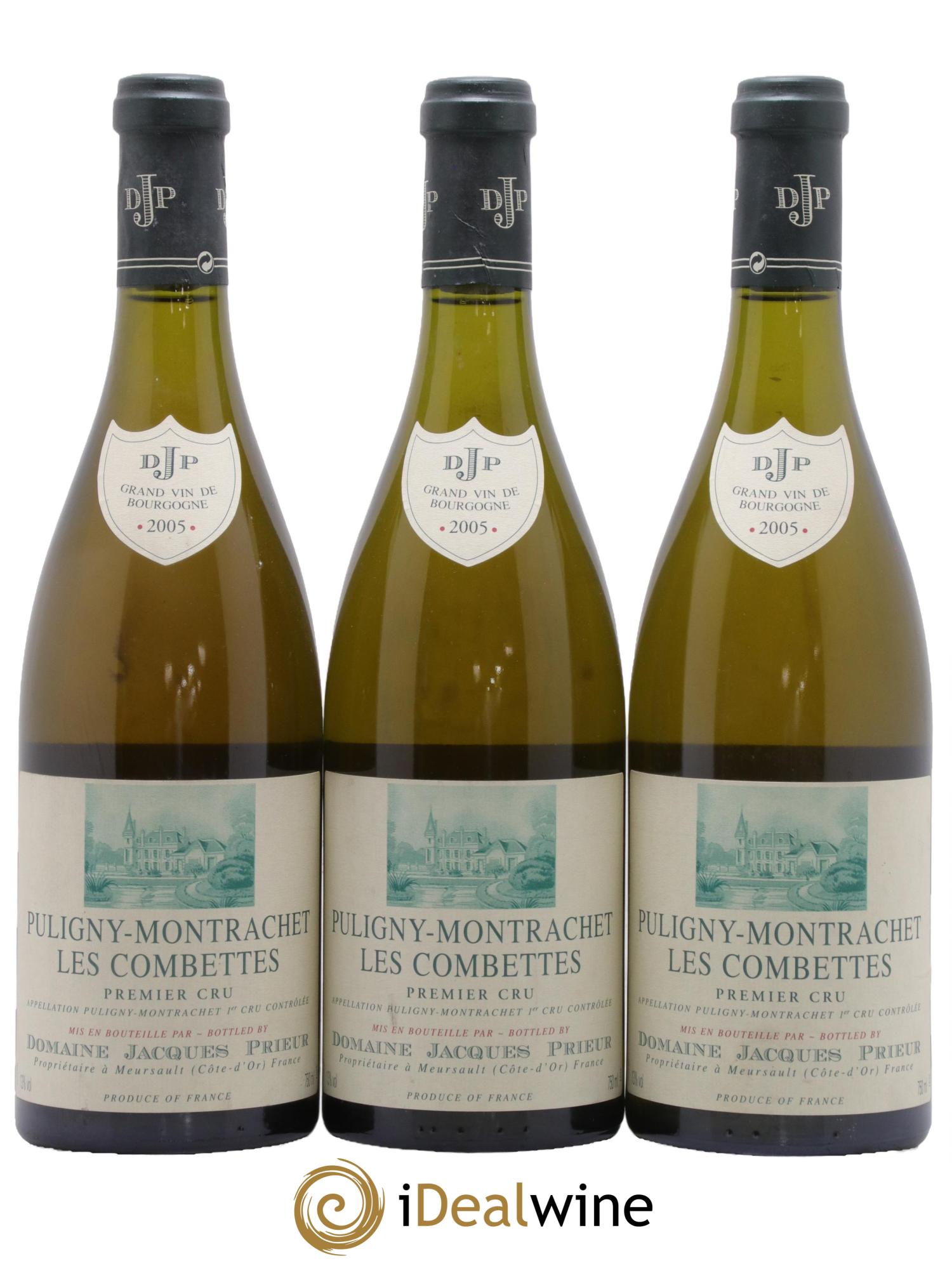 Puligny-Montrachet 1er Cru Les Combettes Jacques Prieur (Domaine) 2005 - Lotto di 3 bottiglie - 0