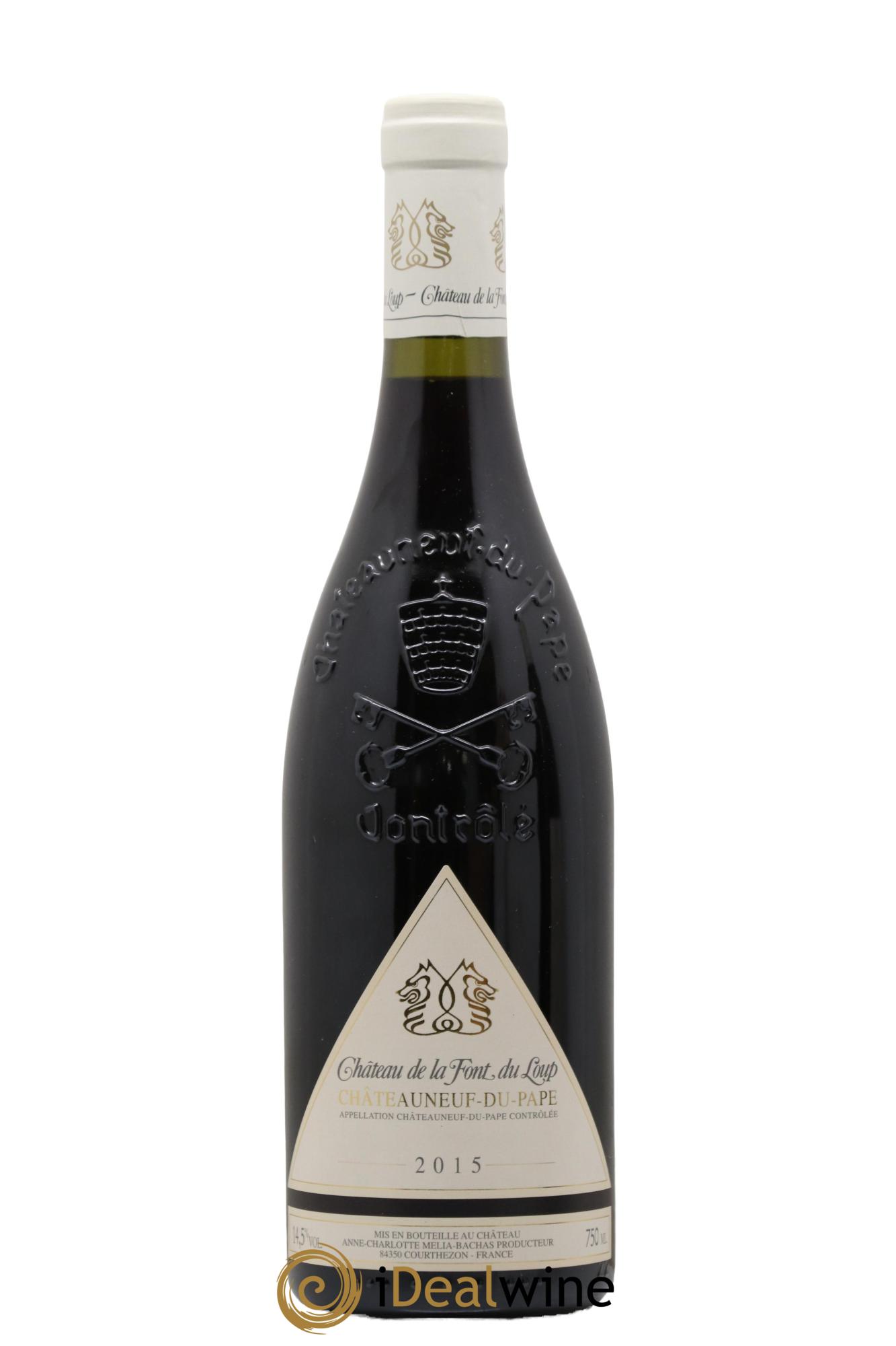 Châteauneuf-du-Pape Château de la Font du Loup 2015 - Lotto di 1 bottiglia - 0