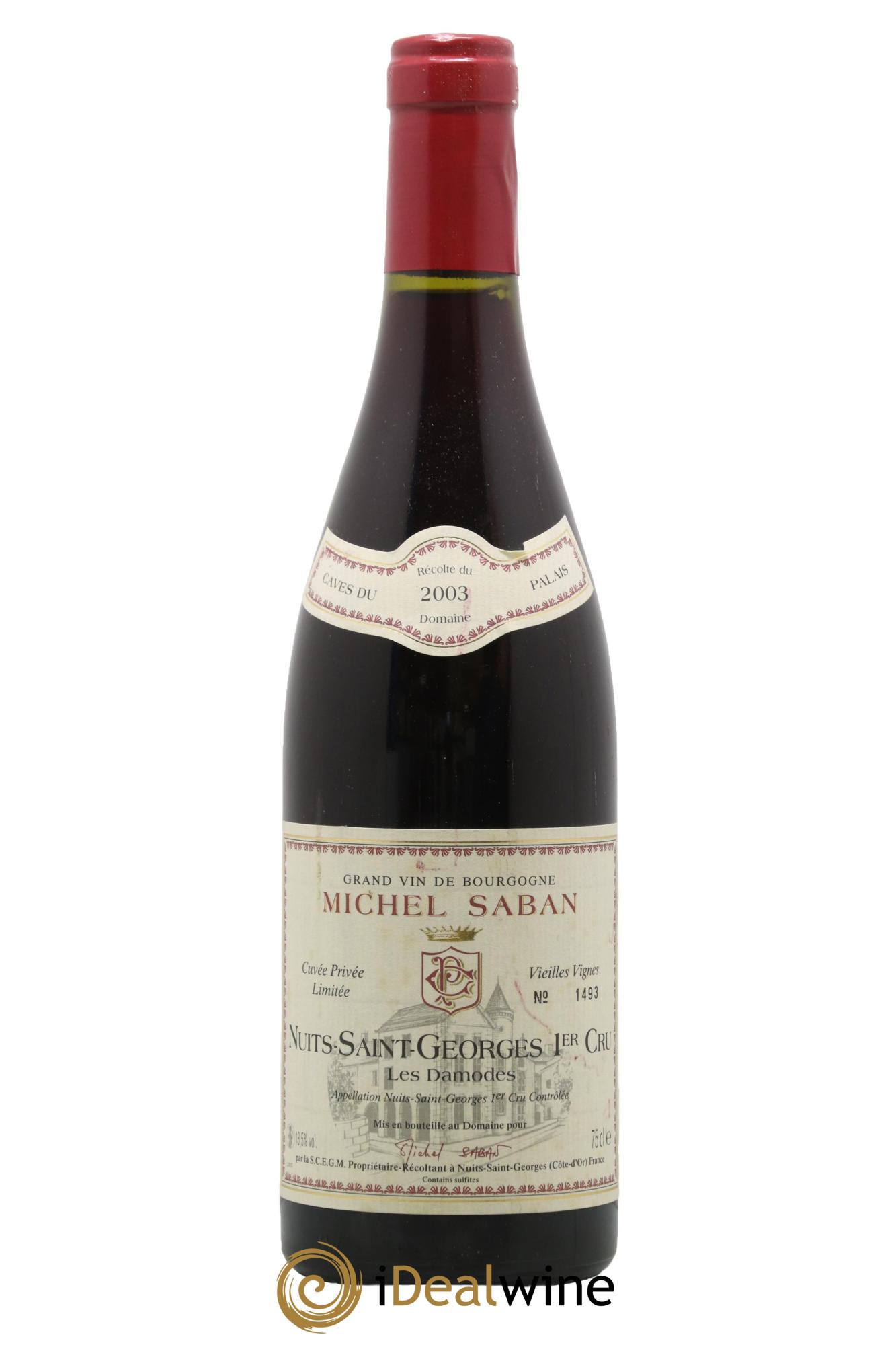 Nuits Saint-Georges 1er Cru Les Damodes Michel Saban 2003 - Lot of 1 bottle - 0