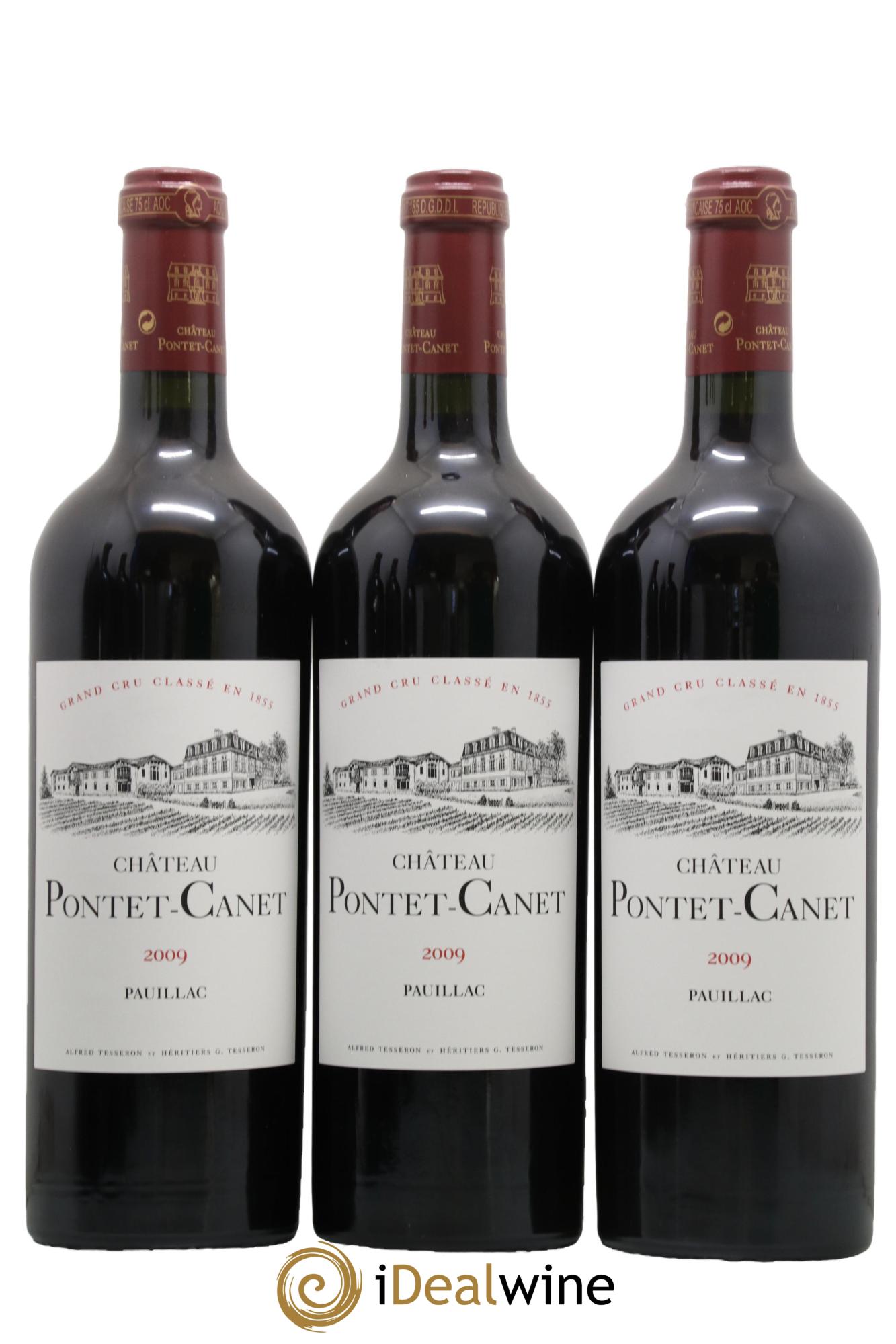 Château Pontet Canet 5ème Grand Cru Classé 2009 - Lotto di 6 bottiglie - 1