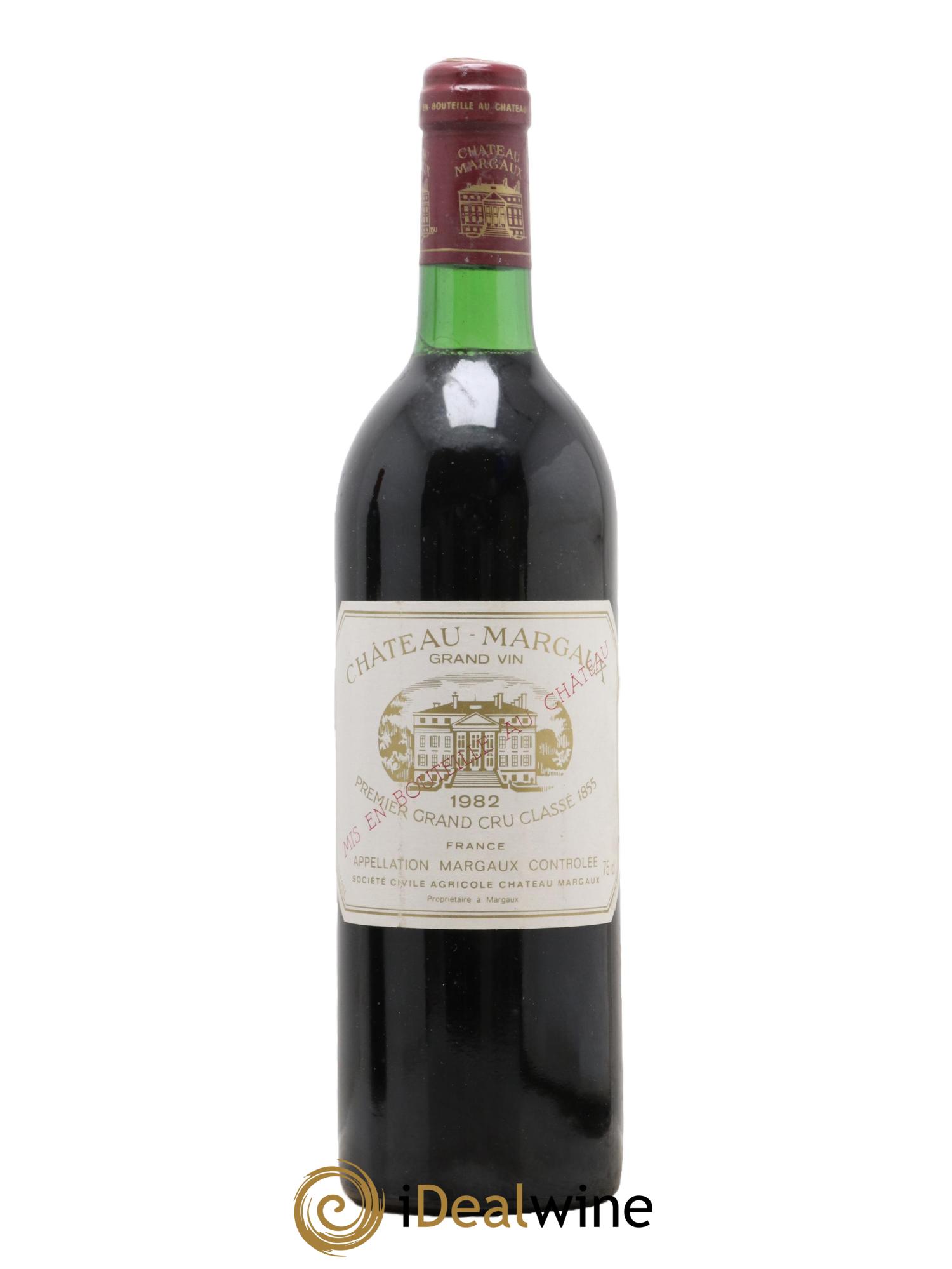 Château Margaux 1er Grand Cru Classé 1982 - Lot de 1 bouteille - 0