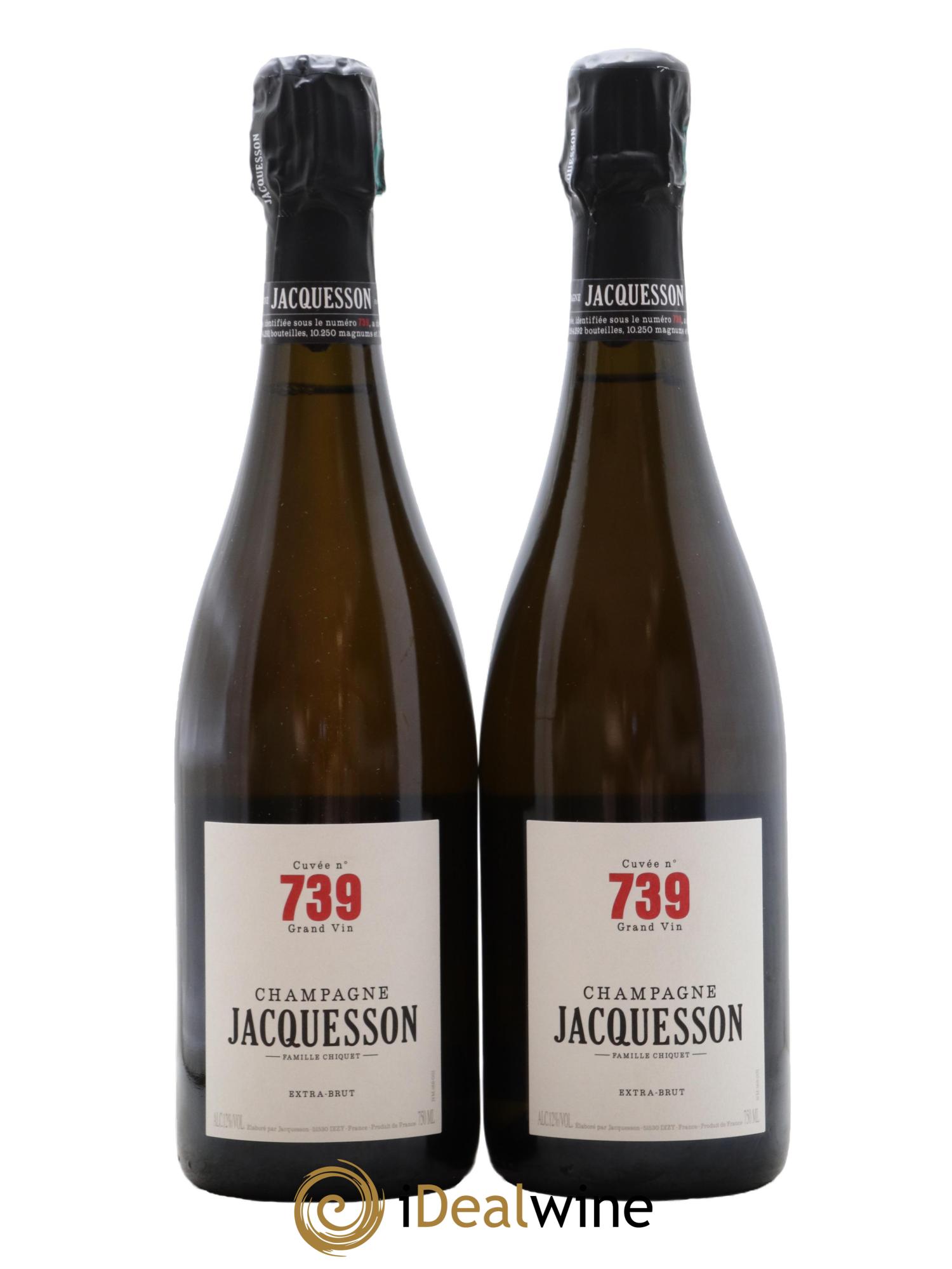 Cuvée 739 Jacquesson - Posten von 2 Flaschen - 0