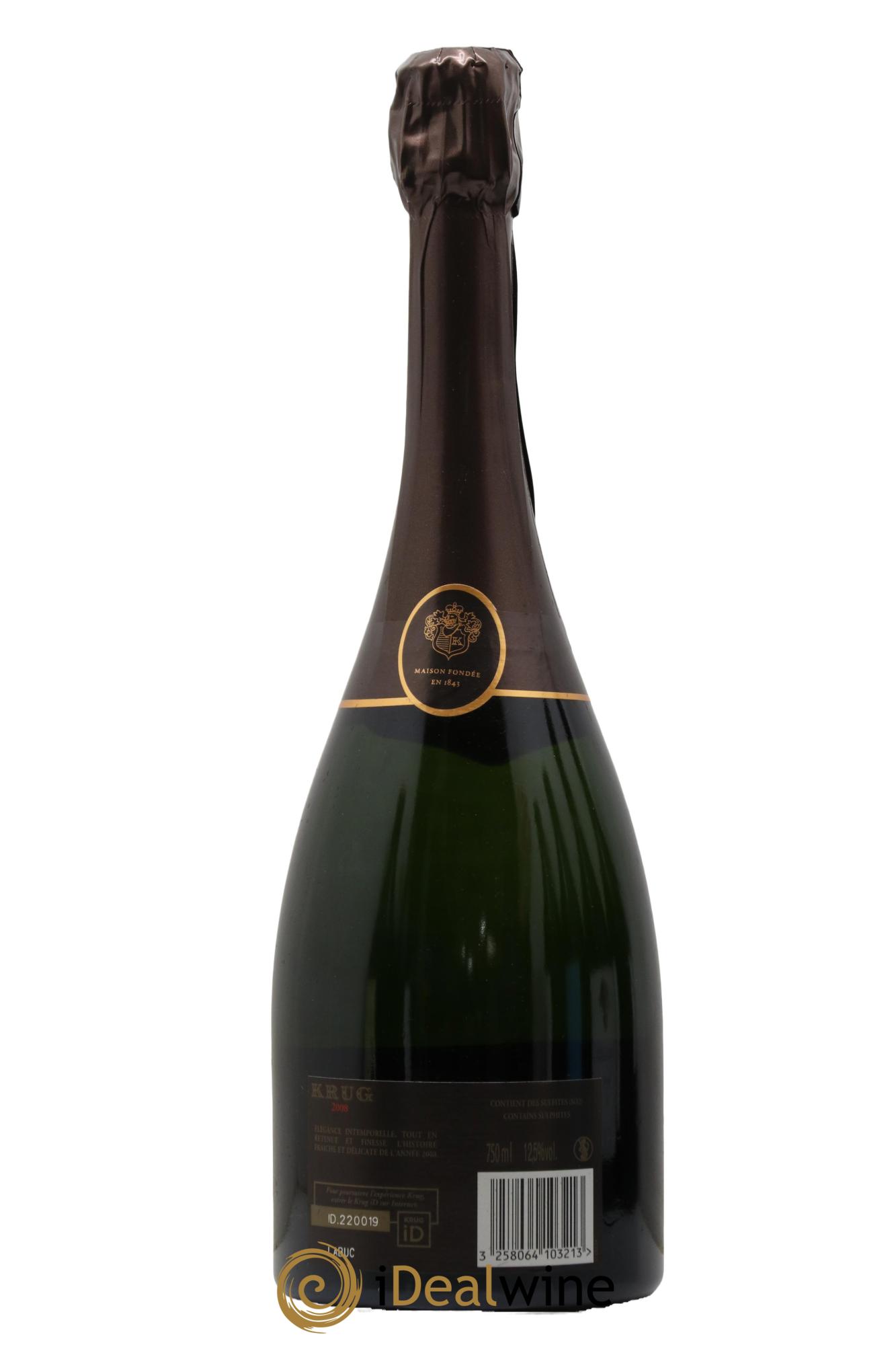 Vintage Krug 2008 - Lot de 1 bouteille - 2