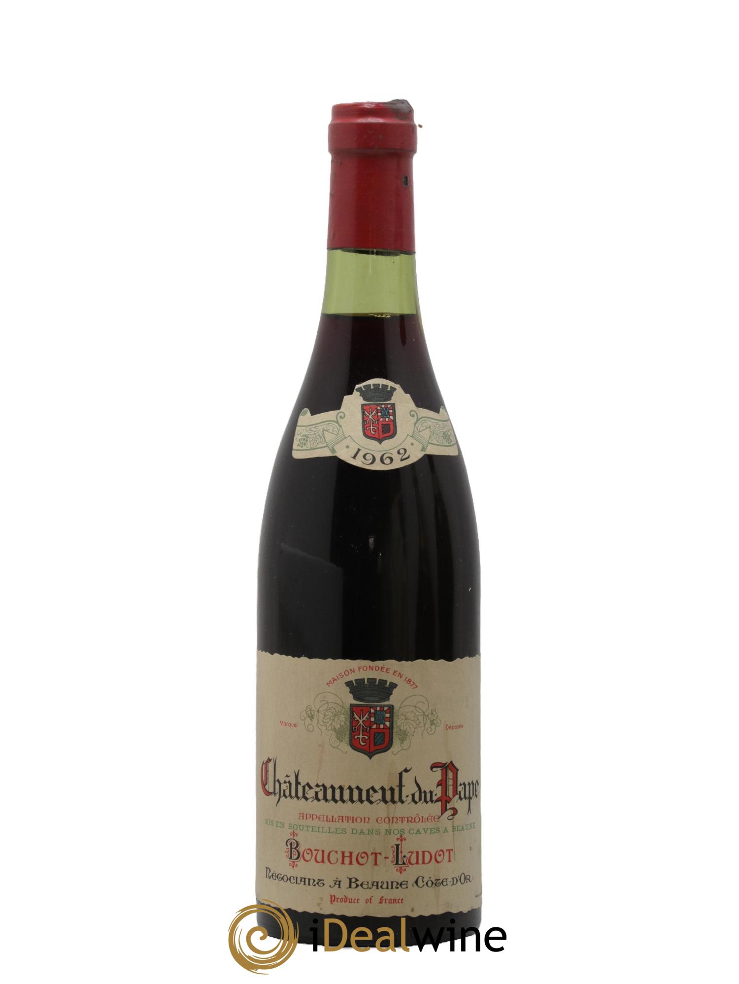 Châteauneuf-du-Pape Bouchot Ludot 1962 - Lotto di 1 bottiglia - 0