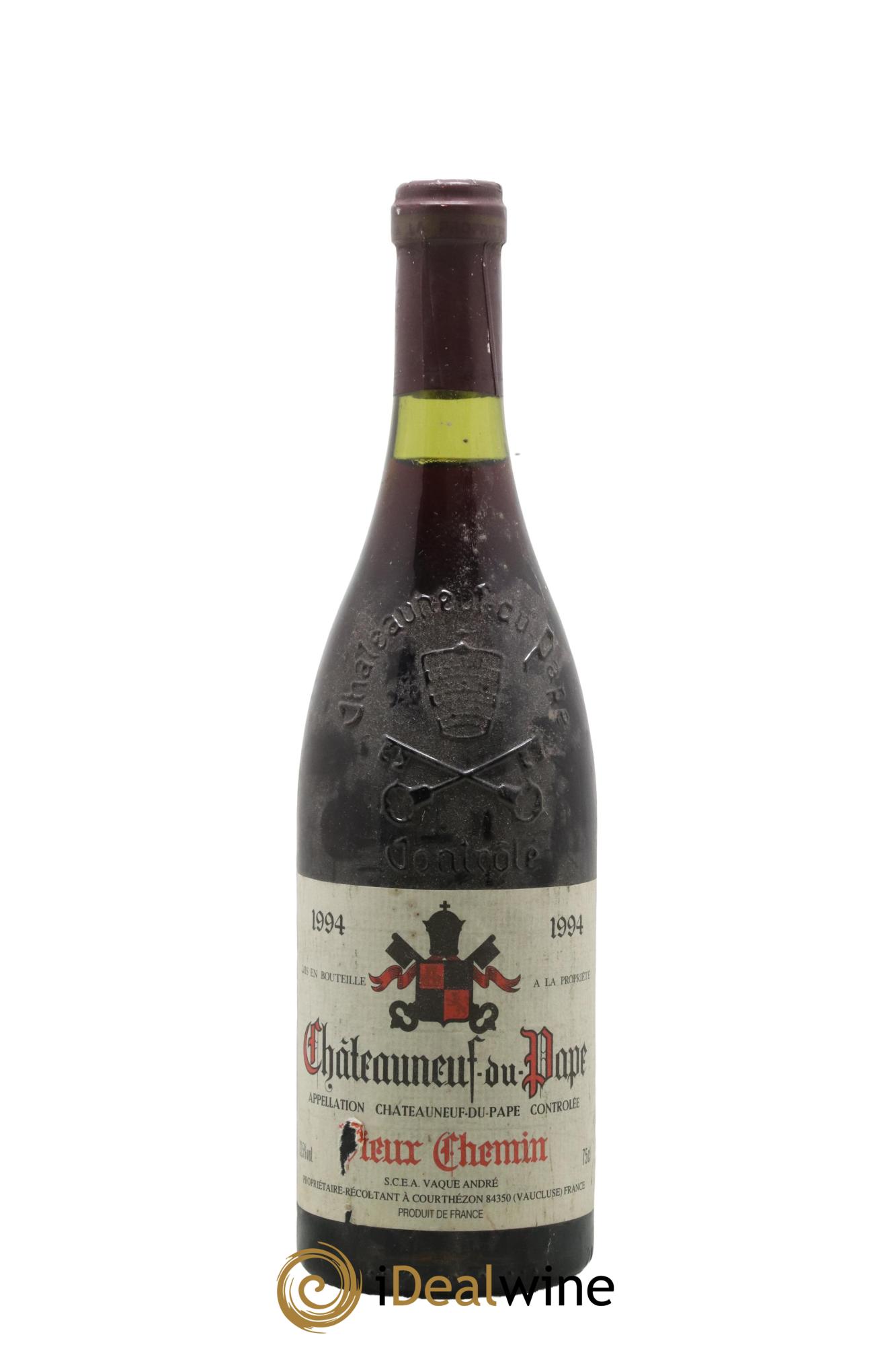 Châteauneuf-du-Pape Vieux Chemin Andre Vaque 1994 - Lotto di 1 bottiglia - 0