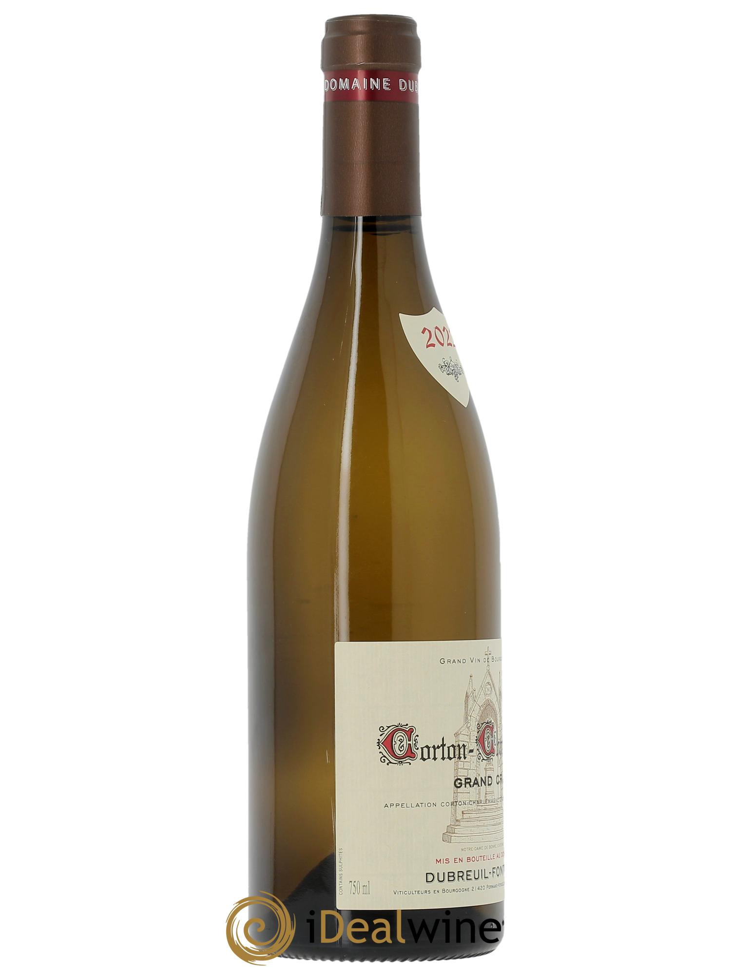 Corton Charlemagne Grand Cru Domaine Dubreuil Fontaine  2022 - Lot de 1 bouteille - 1