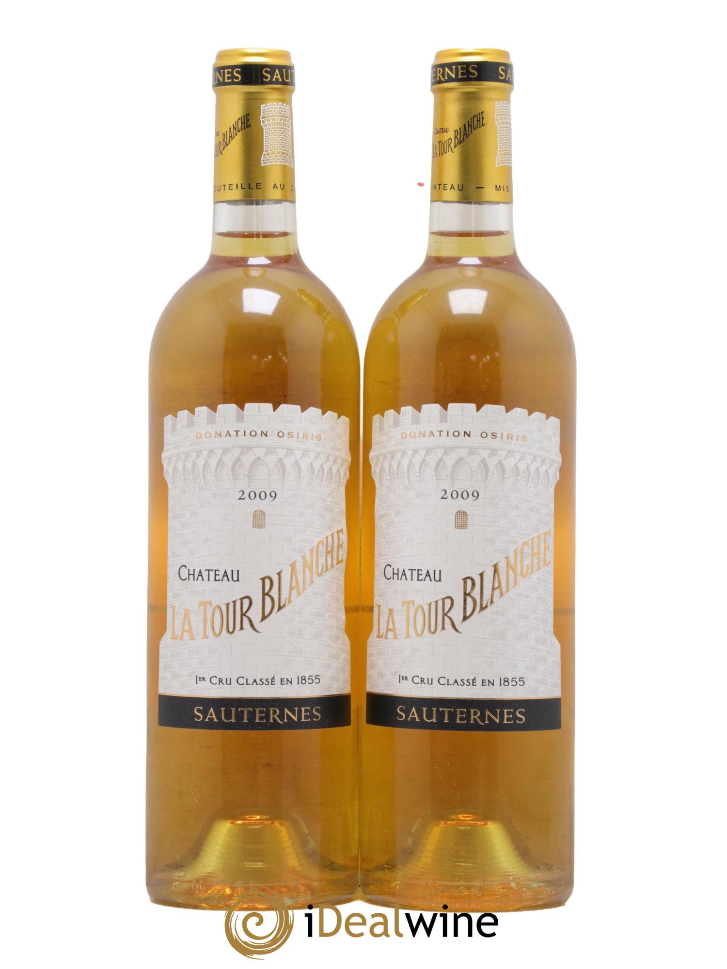 Château la Tour Blanche 1er Grand Cru Classé  2009 - Lot de 2 bouteilles - 0