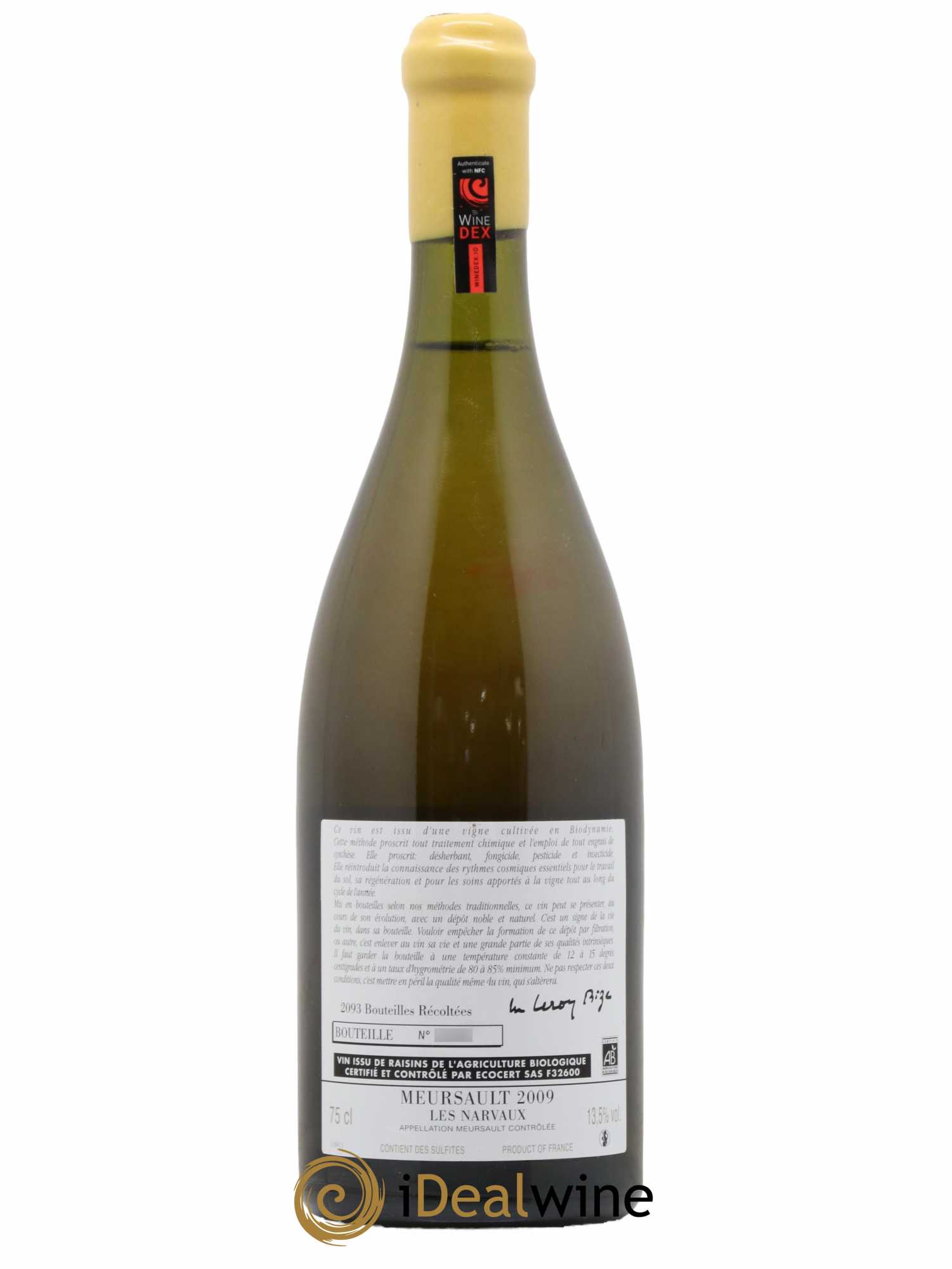 Meursault Les Narvaux d'Auvenay (Domaine) 2009 - Posten von 1 Flasche - 1