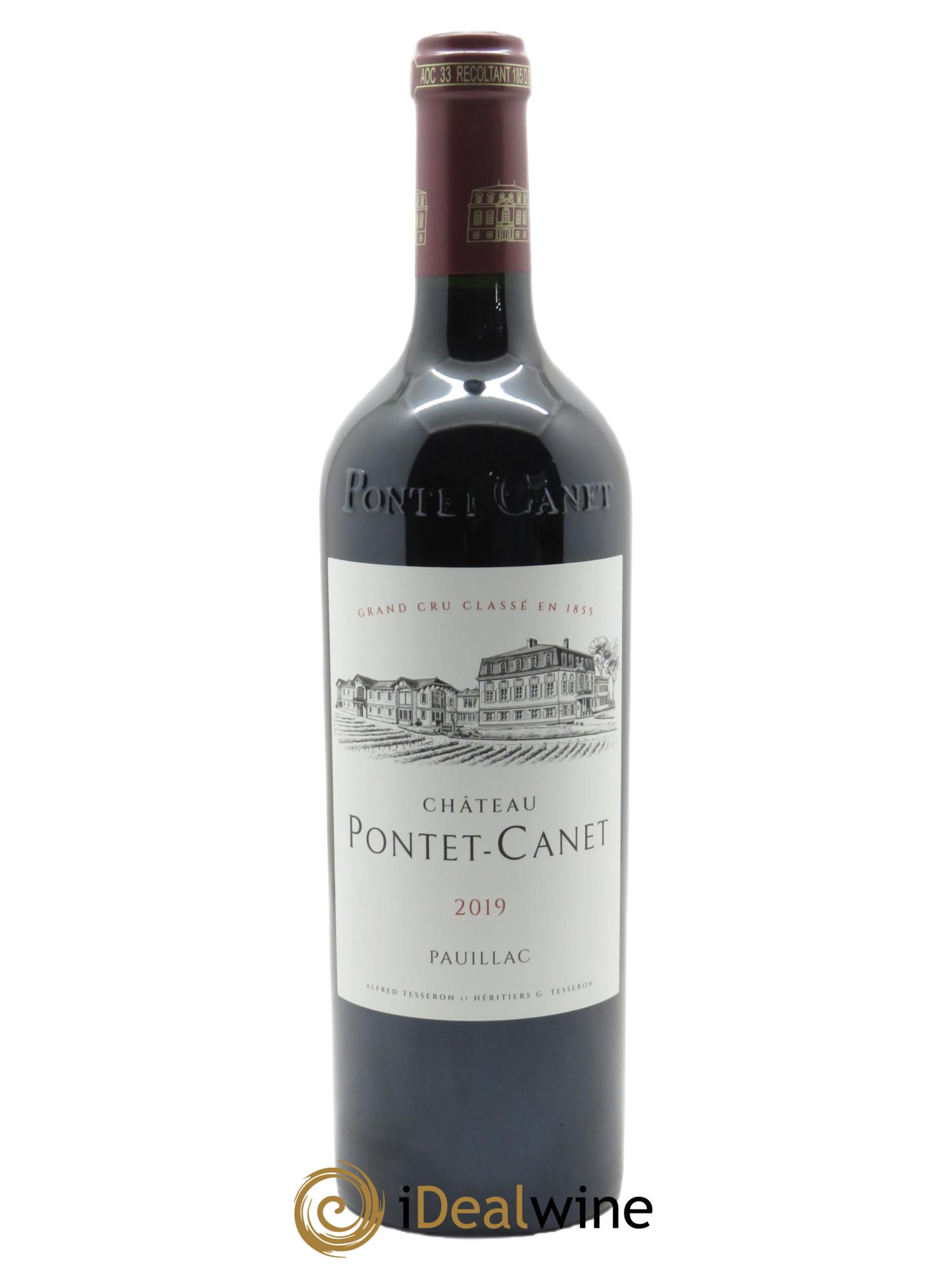 Château Pontet Canet 5ème Grand Cru Classé (Cassetta in legno a partire da 6 bt) 2019 - Lotto di 1 bottiglia - 0