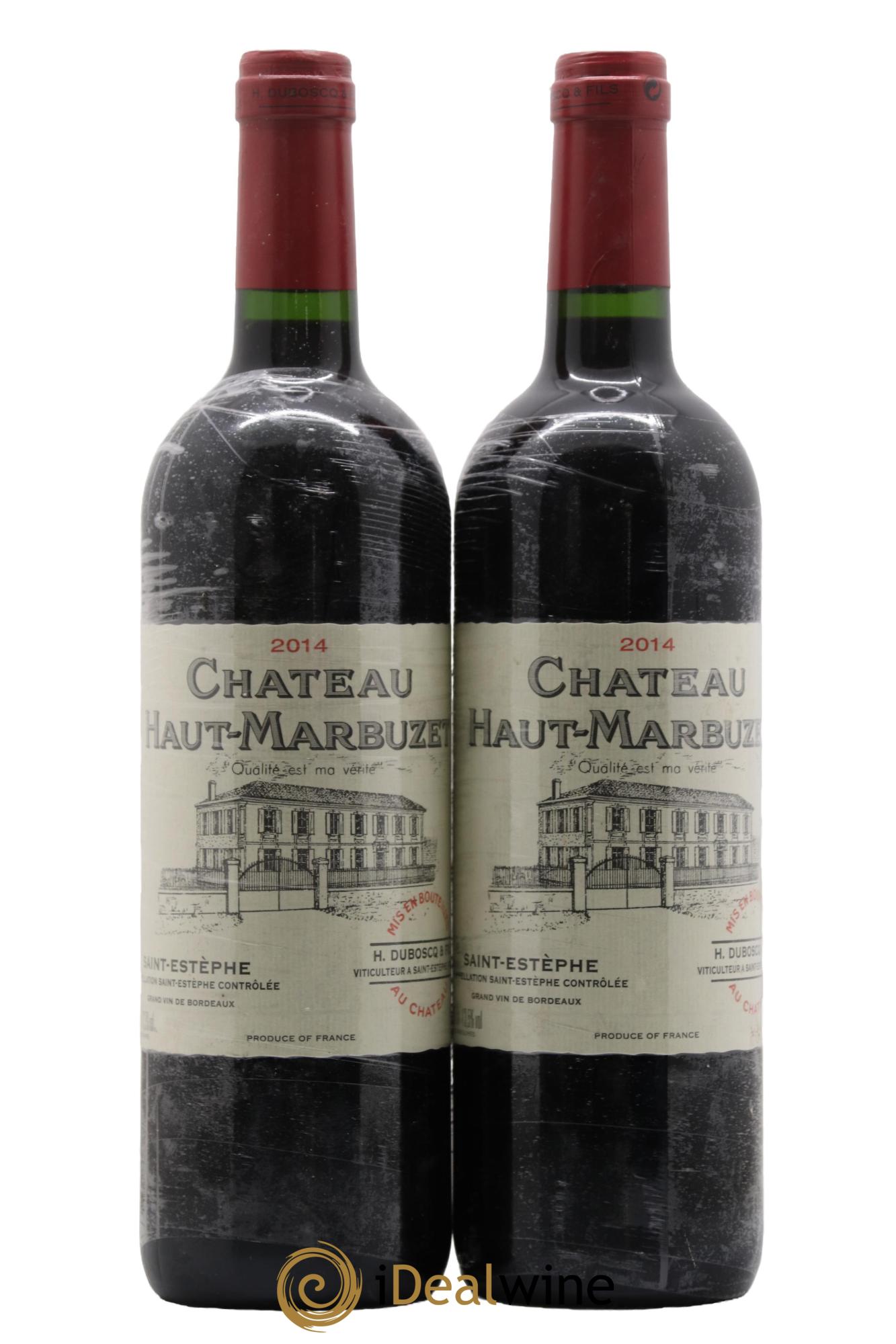 Château Haut Marbuzet 2014 - Lot of 2 bottles - 0