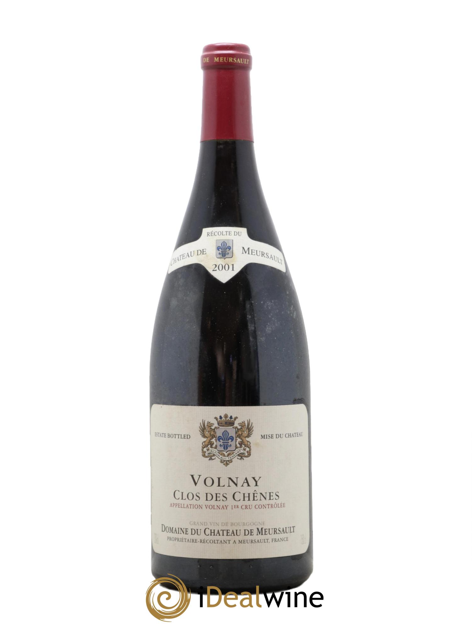 Volnay 1er Cru Clos des Chênes Château de Meursault 2001 - Lot de 1 magnum - 0