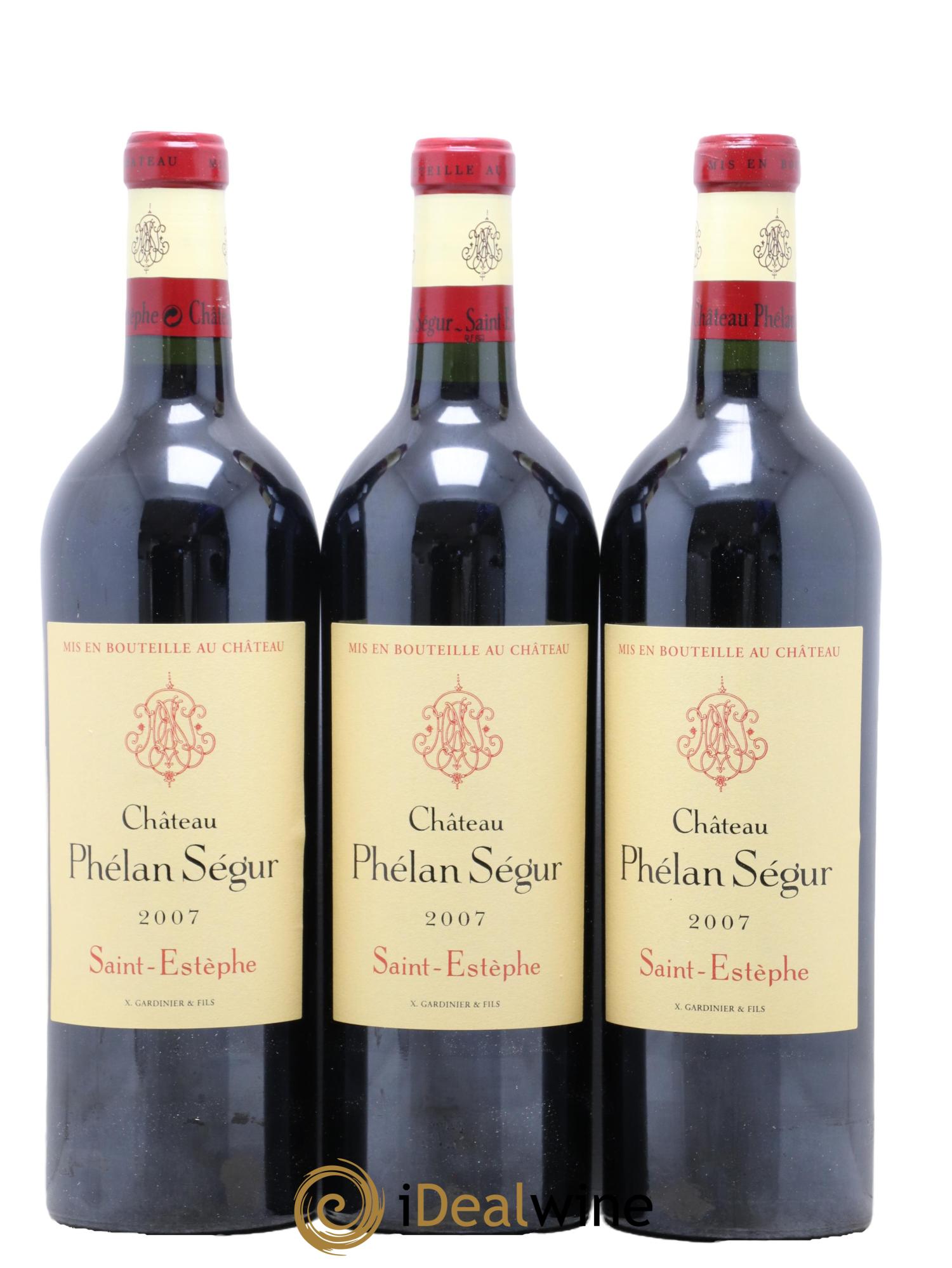 Château Phélan Ségur  2007 - Lot de 6 bouteilles - 1