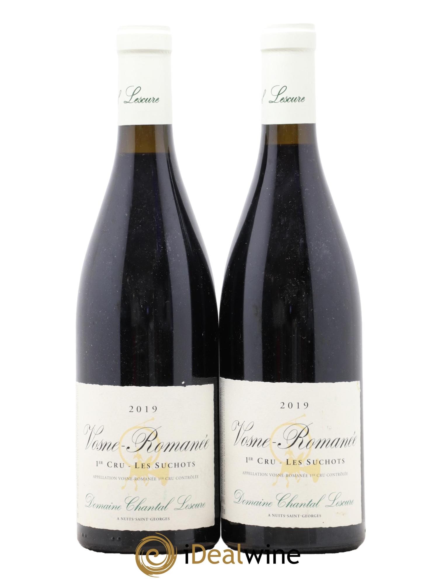 Vosne-Romanée 1er Cru Les Suchots Chantal Lescure 2019 - Lotto di 2 bottiglie - 0