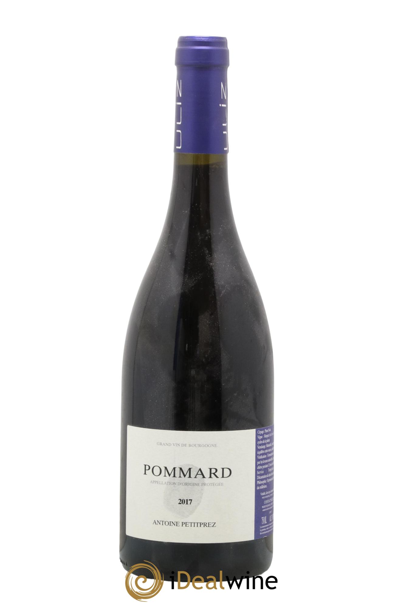 Pommard Antoine Petitprez 2017 - Lot de 1 bouteille - 0