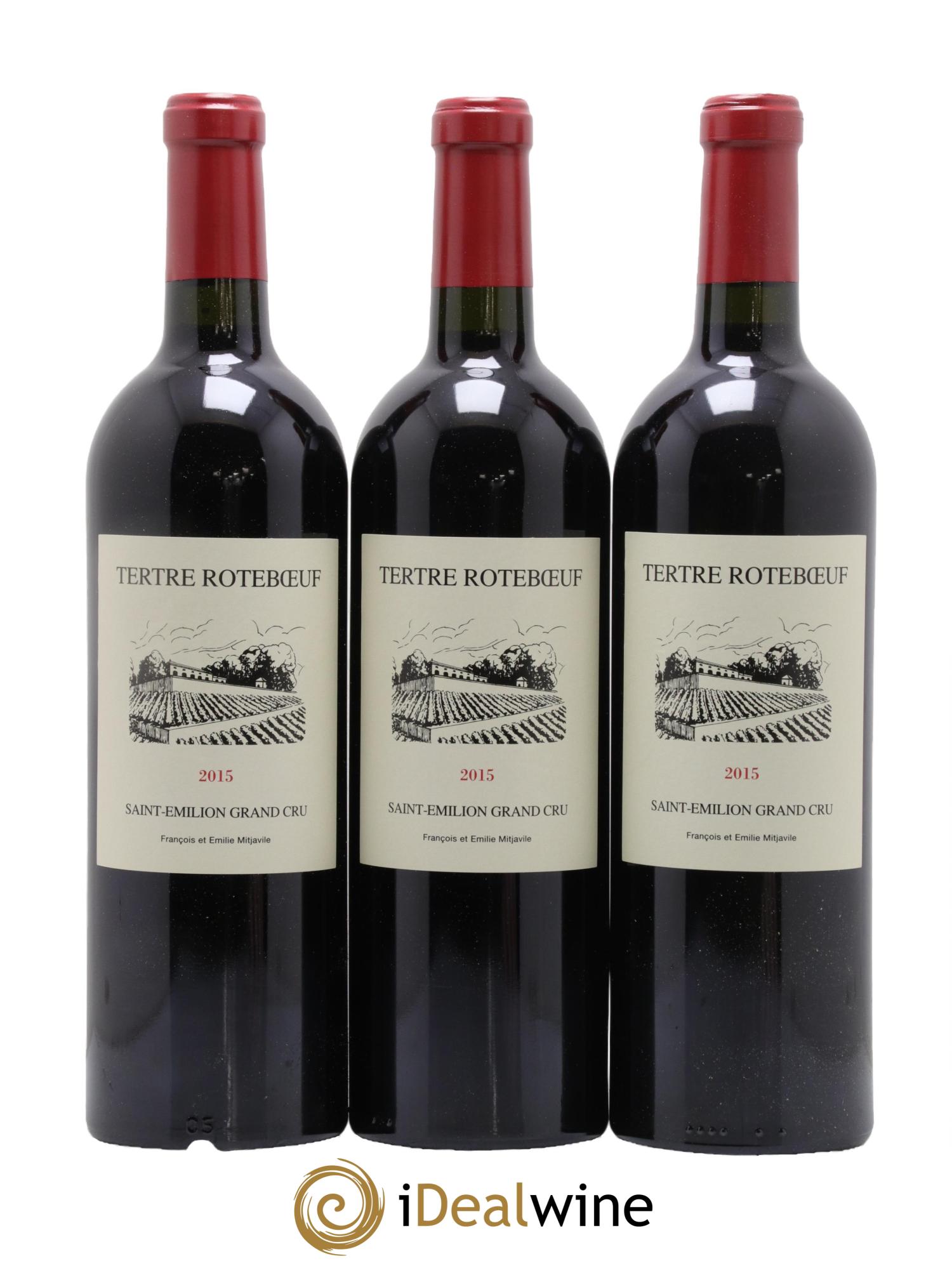 Château Tertre Roteboeuf 2015 - Lot of 6 bottles - 1