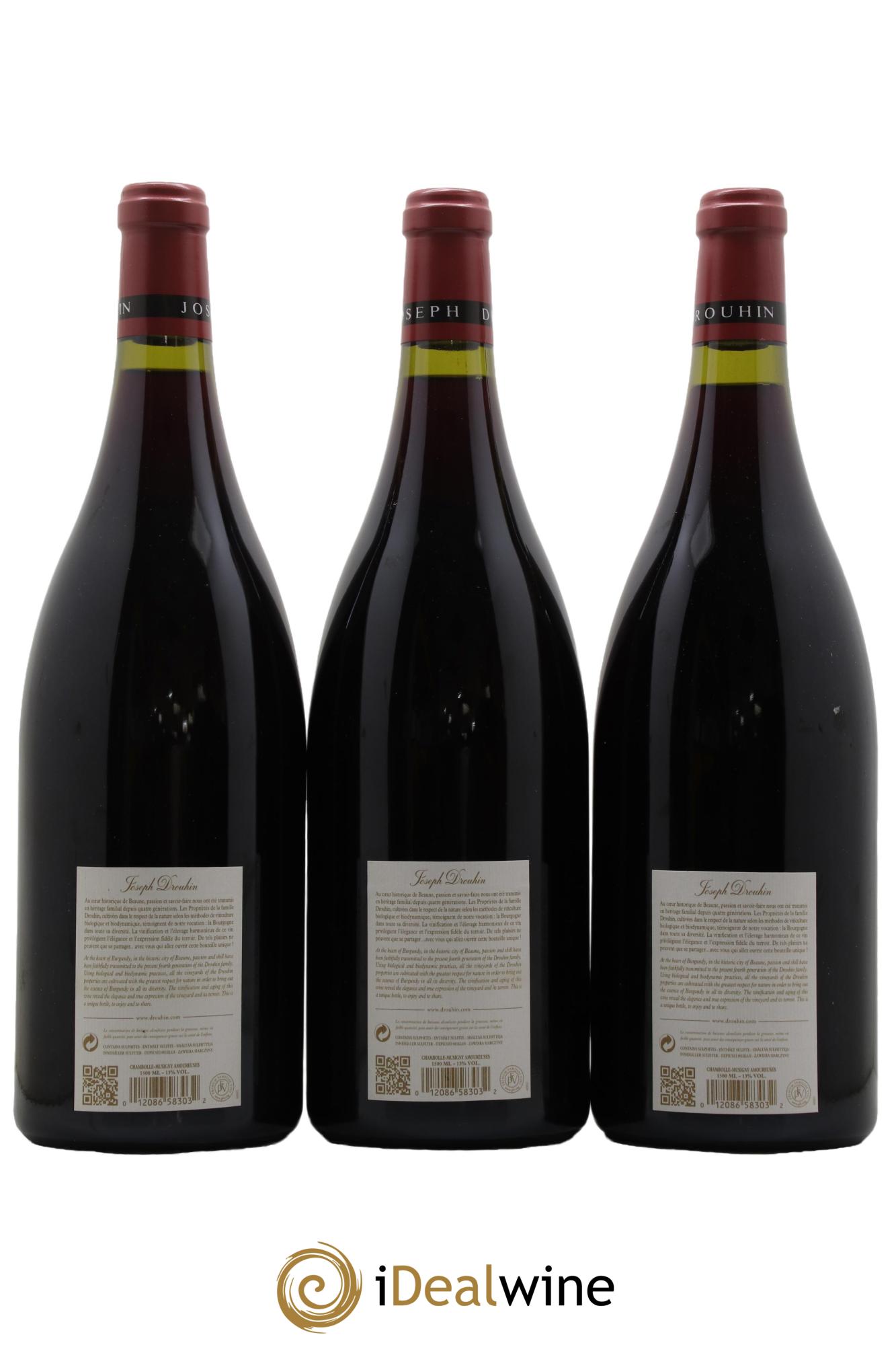 Chambolle-Musigny 1er Cru Les Amoureuses Joseph Drouhin  2009 - Lot de 3 magnums - 1