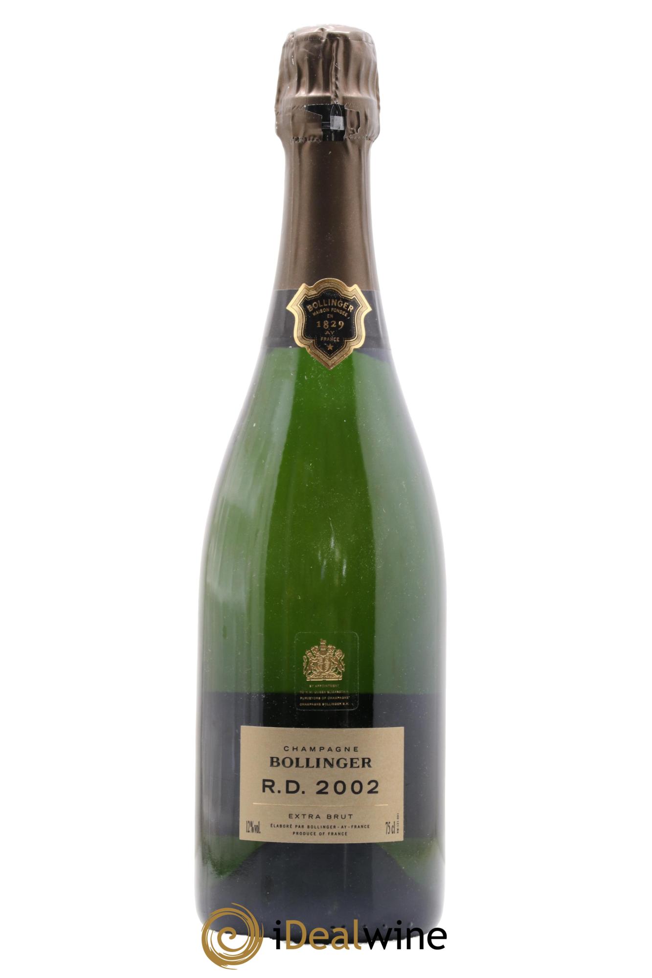 R.D. Extra Brut Bollinger 2002 - Lotto di 1 bottiglia - 0