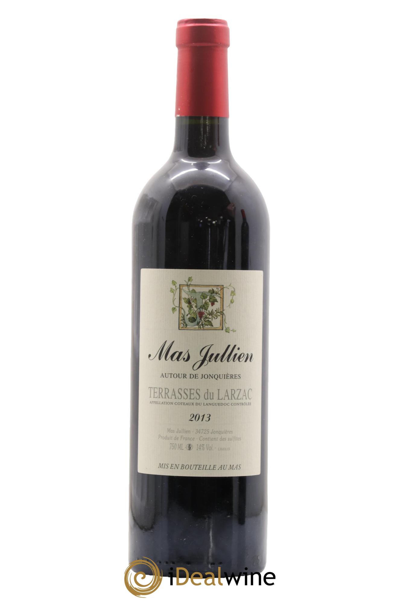 Coteaux du Languedoc - Terrasses du Larzac Mas Jullien  Autour de Jonquières Olivier Jullien 2013 - Lot de 1 bouteille - 0