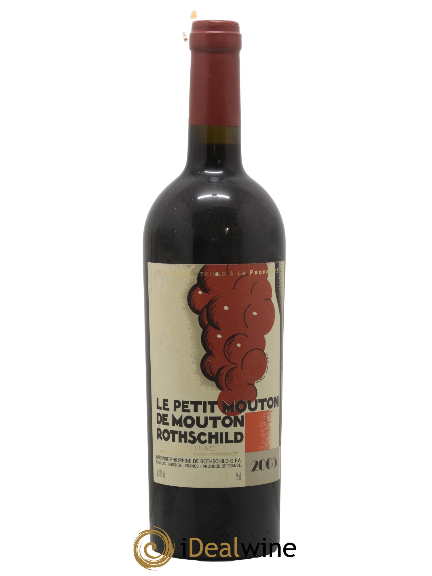 Petit Mouton Second Vin 2005 - Lot de 1 bouteille - 0