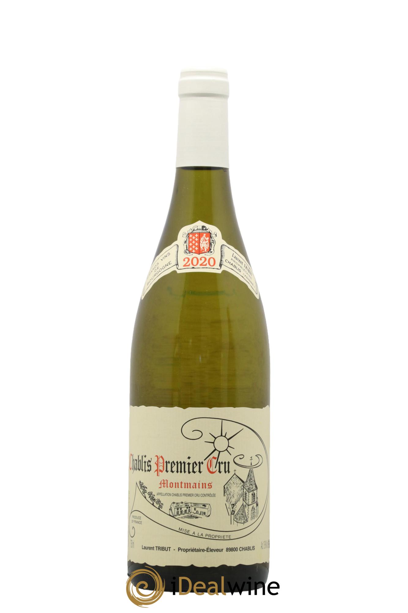 Chablis 1er Cru Montmains Laurent Tribut 2020 - Lot of 1 bottle - 0