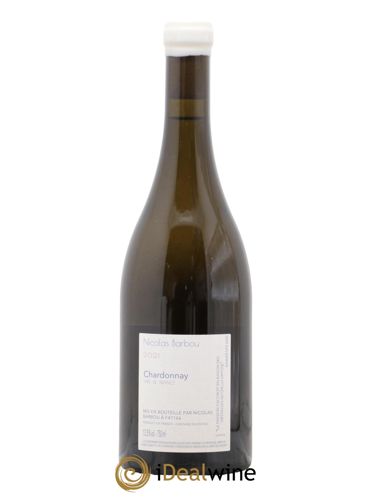 Vin de France  Alchimie Passionnelle Nicolas Barbou 2021 - Posten von 1 Flasche - 1