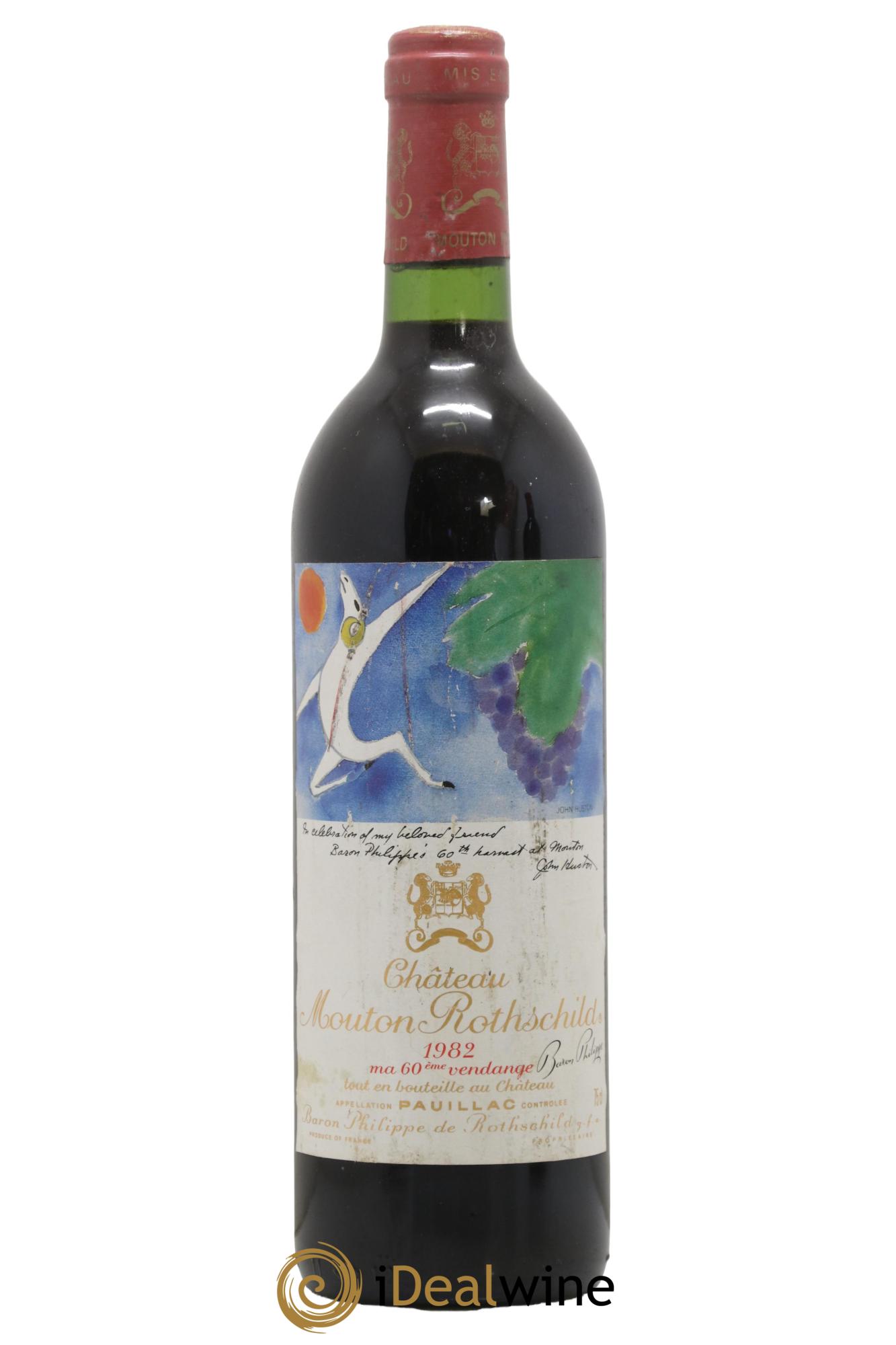 Château Mouton Rothschild 1er Grand Cru Classé 1982 - Posten von 1 Flasche - 0