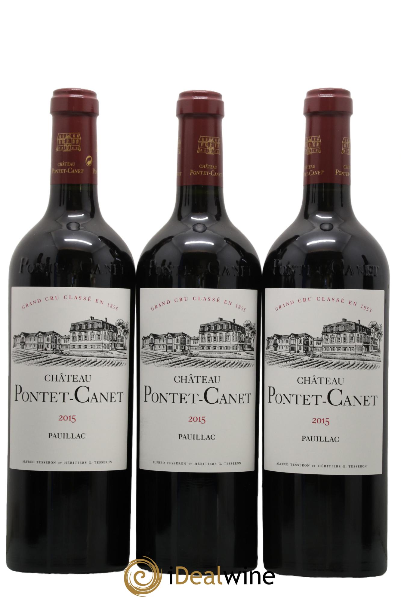 Château Pontet Canet 5ème Grand Cru Classé 2015 - Lotto di 12 bottiglie - 3