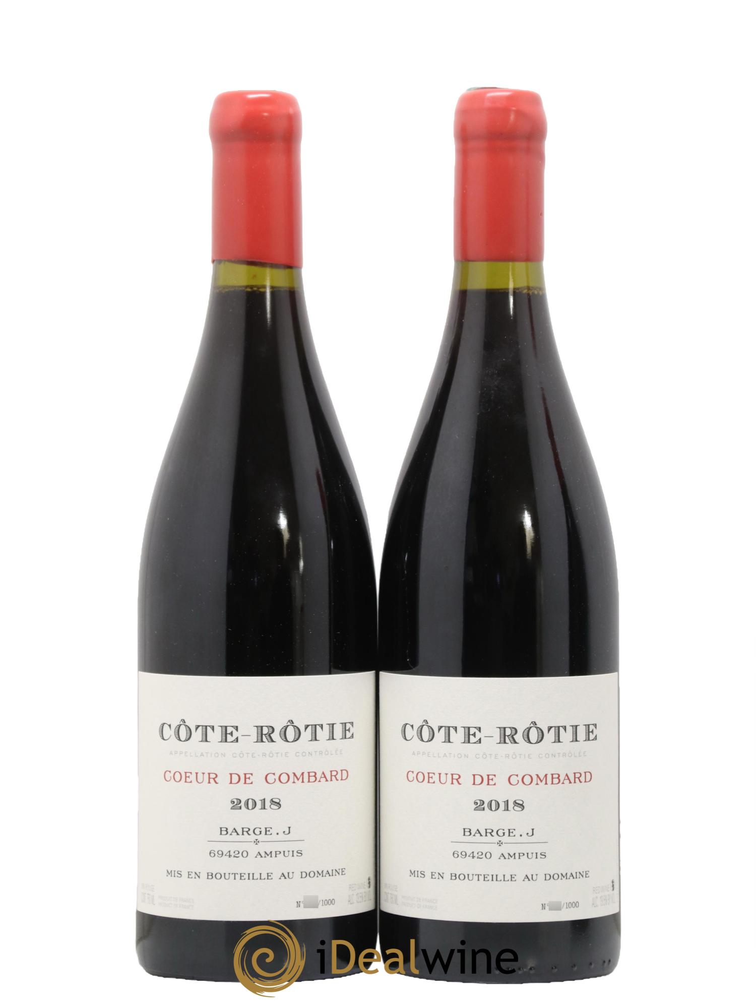 Côte-Rôtie Cœur de Combard Barge (Domaine) 2018 - Lot of 2 bottles - 0