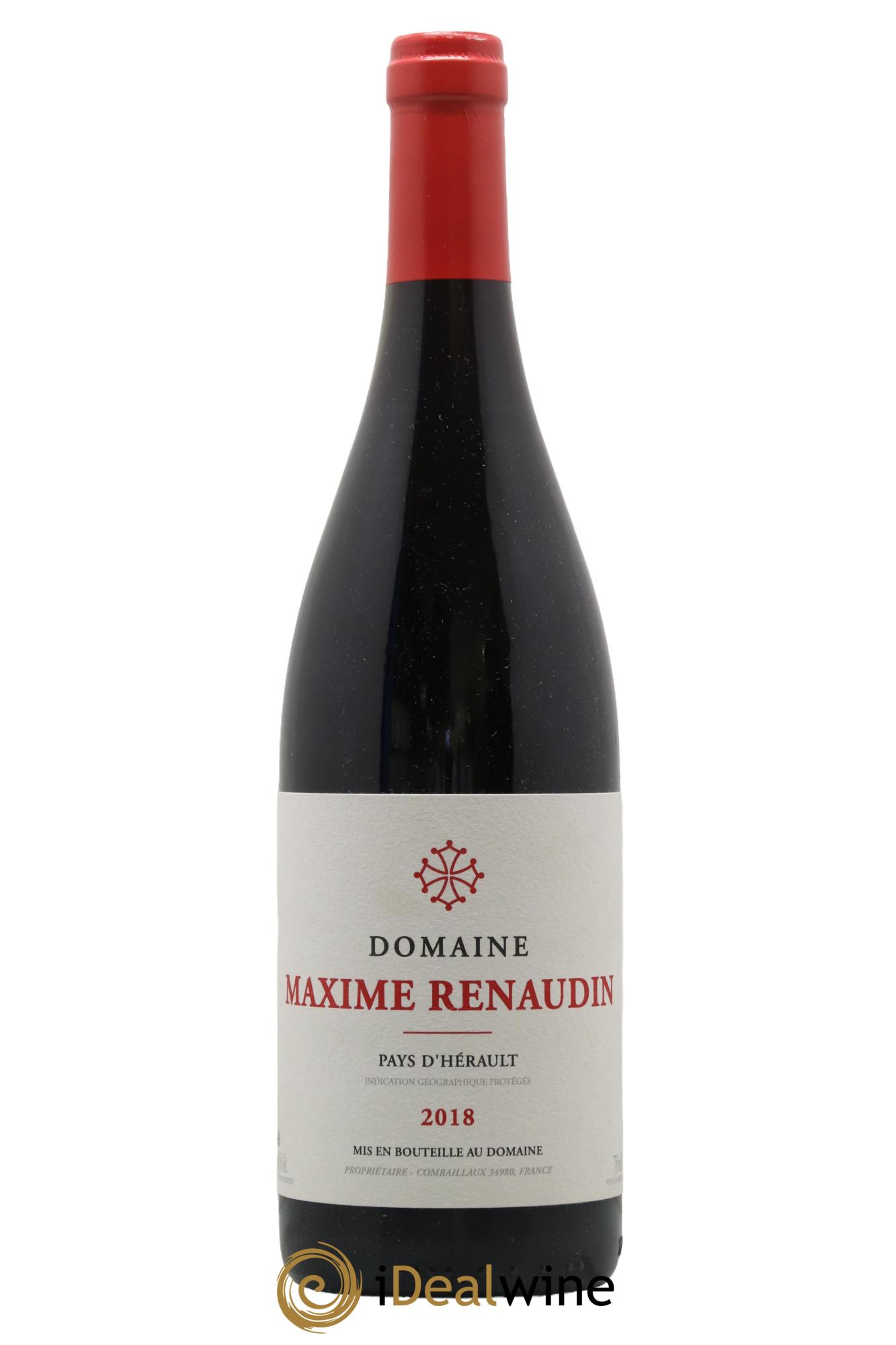 IGP Pays d'Hérault Maxime Renaudin  2018 - Lot of 1 bottle - 0